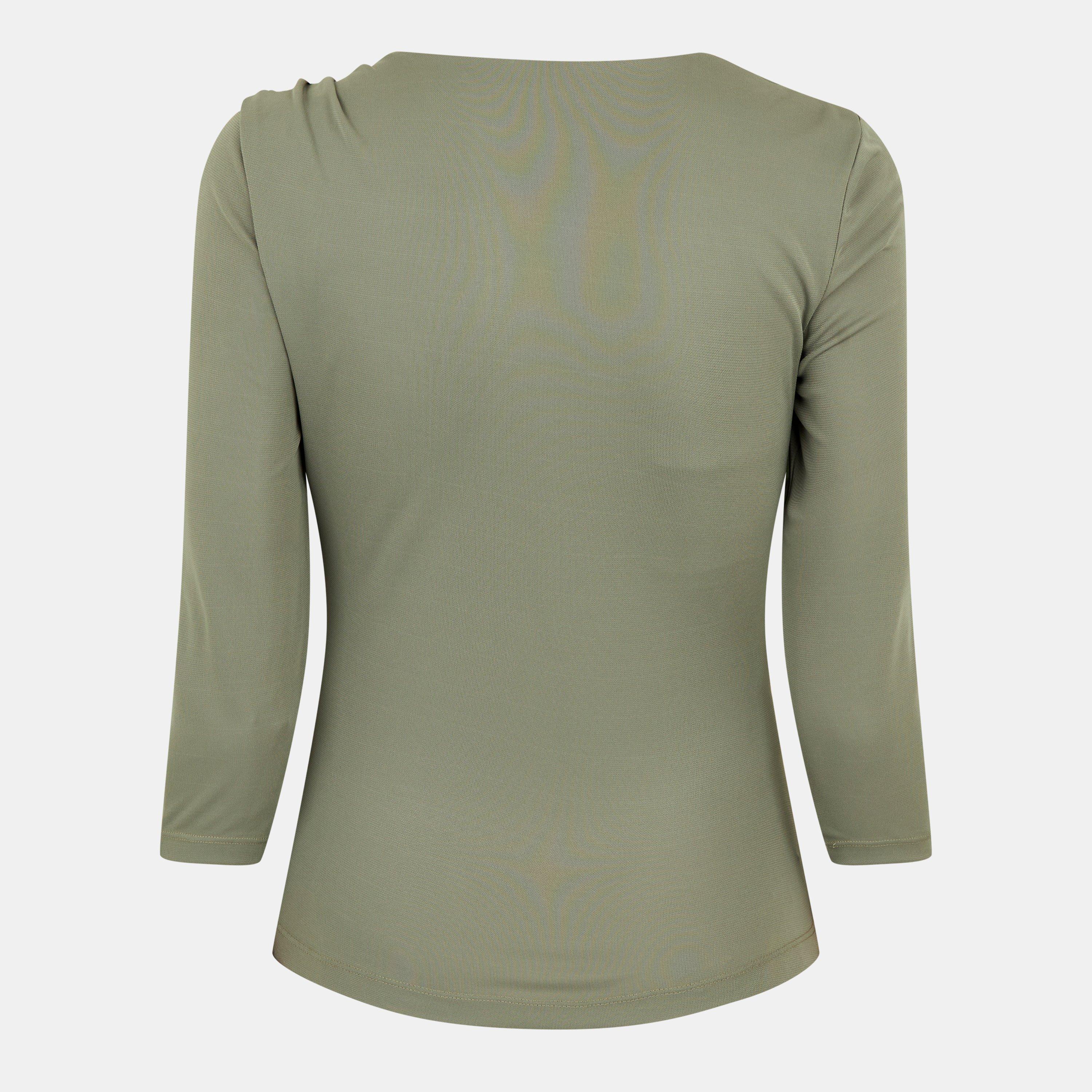 Sage Green - Lauren by Ralph Lauren - Women's Ataine Long-Sleeve T-Shirt - 2