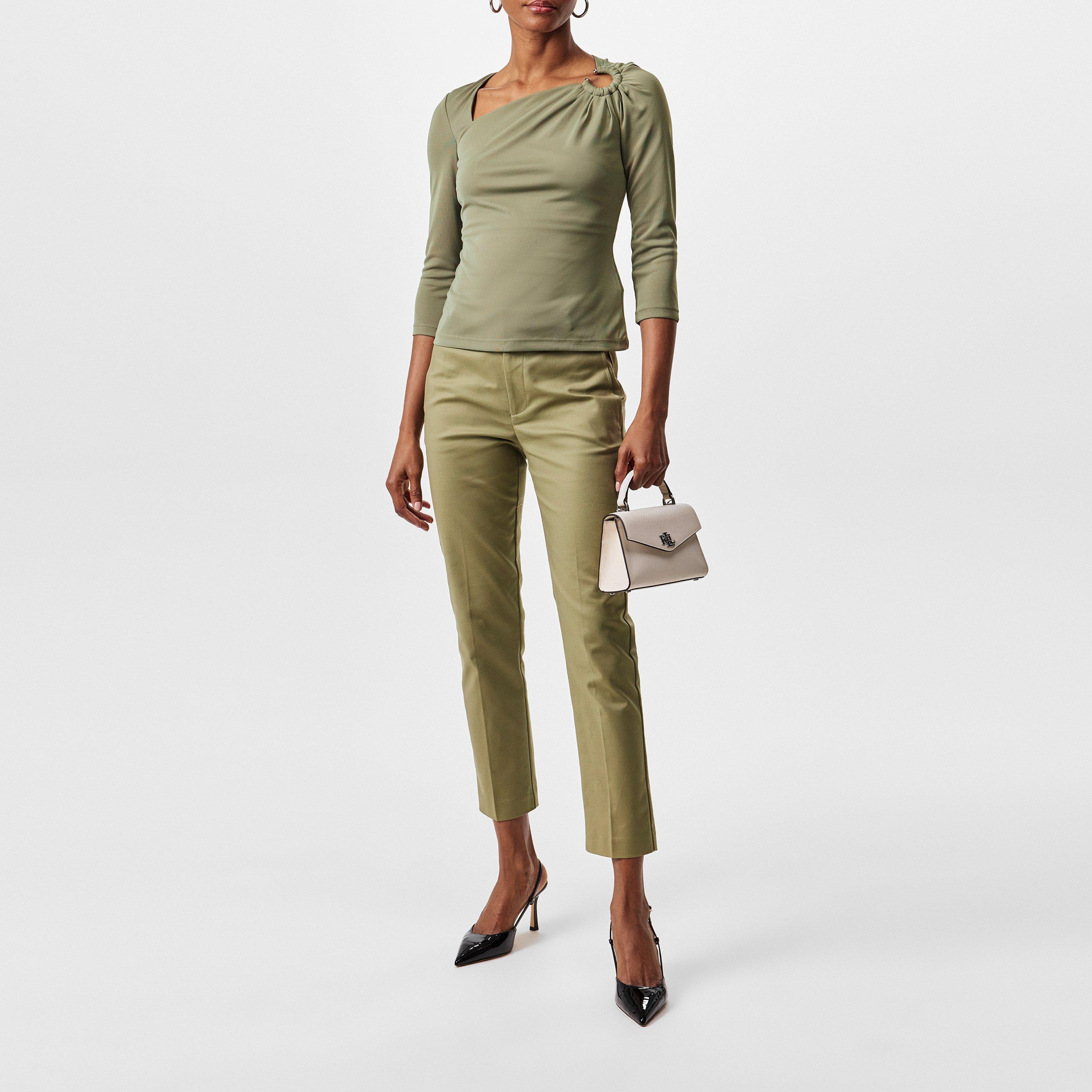 Sage Green - Lauren by Ralph Lauren - Women's Ataine Long-Sleeve T-Shirt - 6