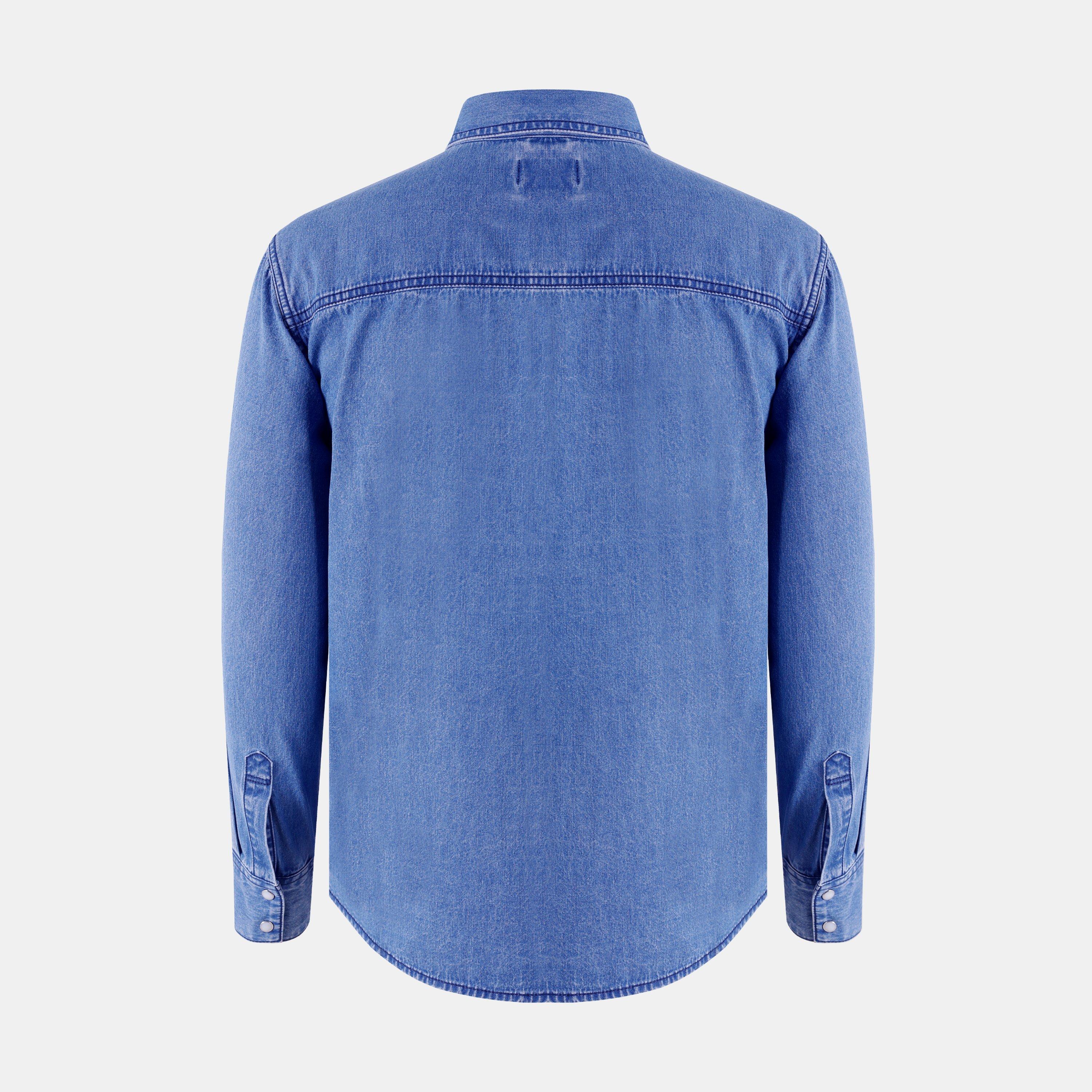 Mittelblau - Lee Cooper - Denim Shirt Sn54 - 2