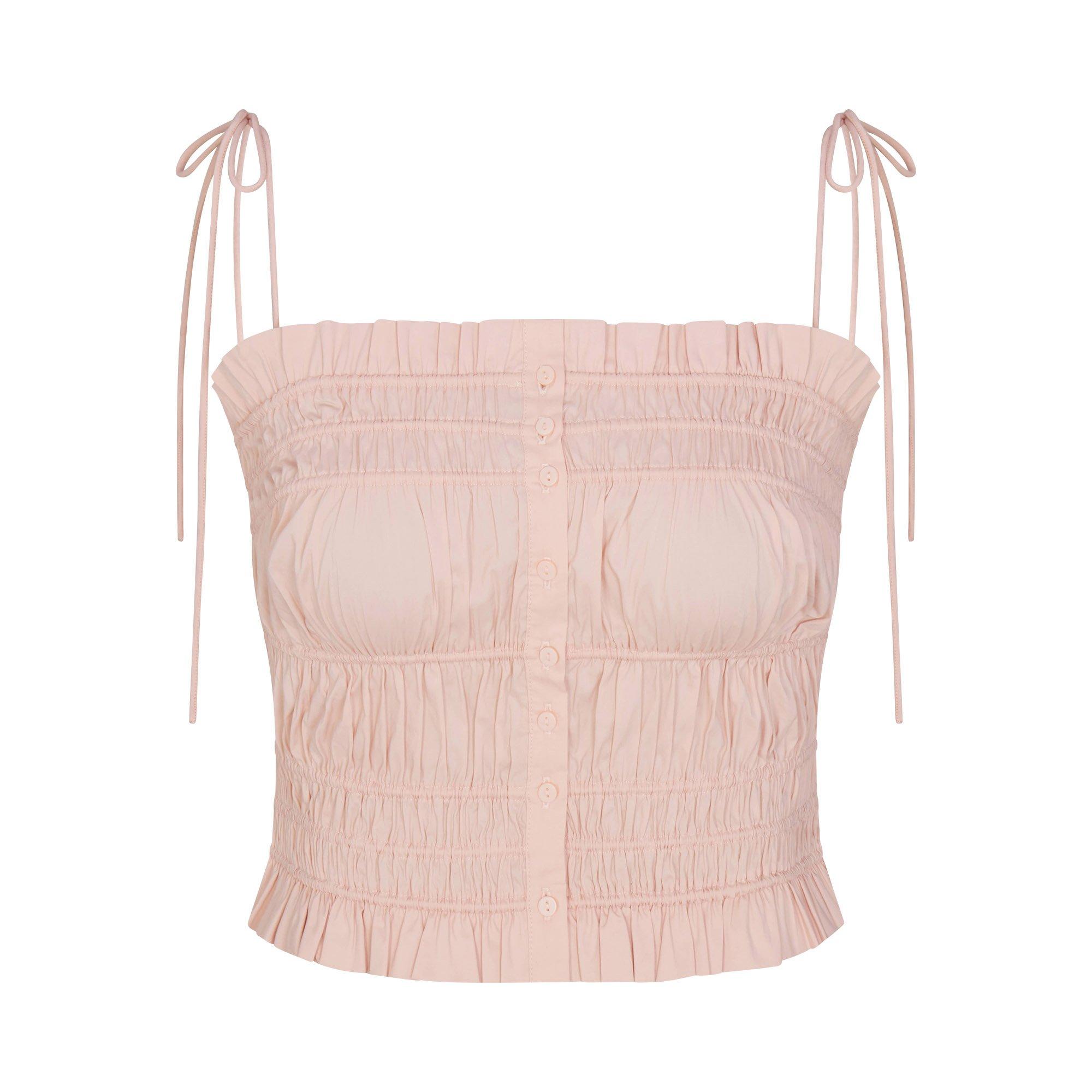 Women's Ruffle Cami Woven Vest