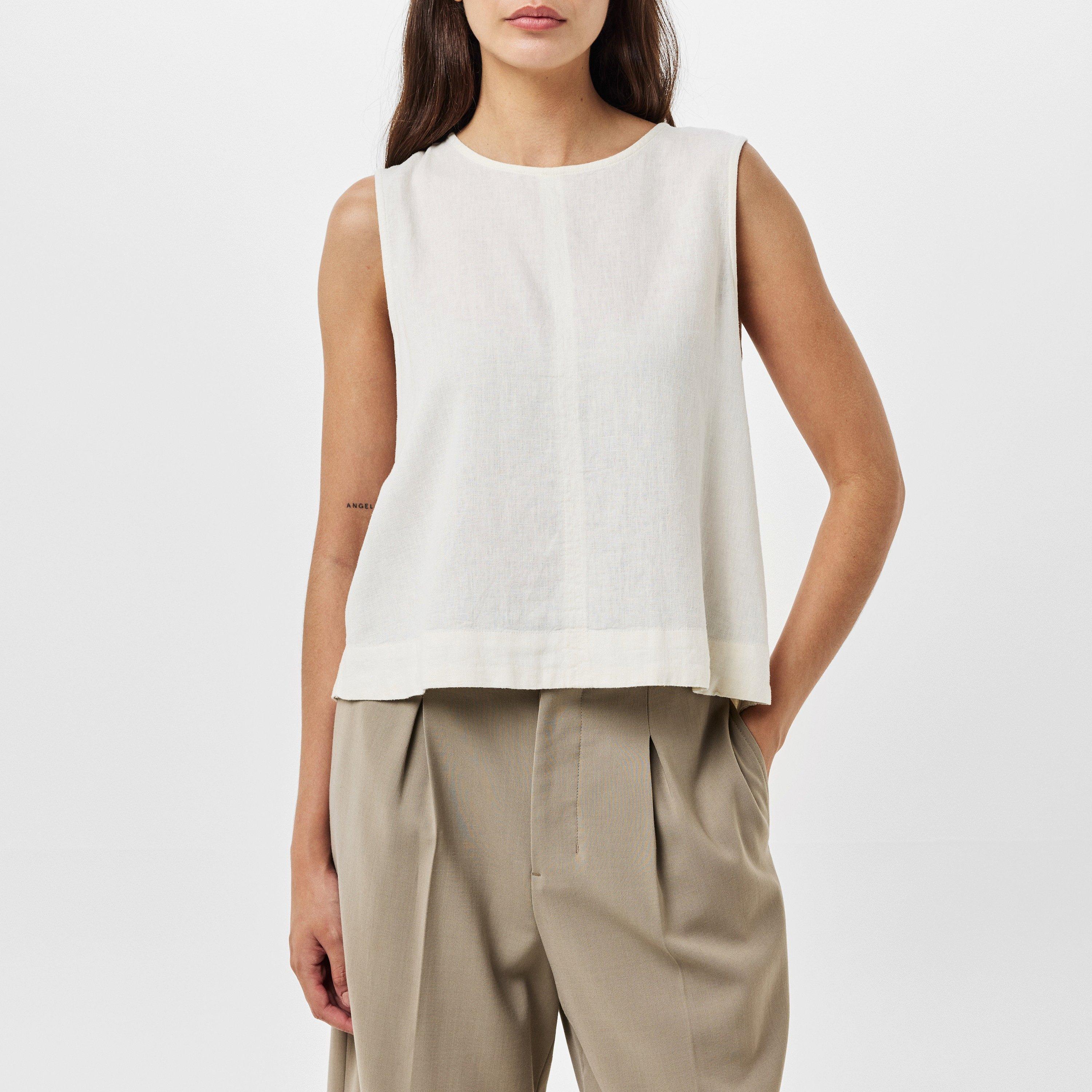 Cream - Nobodys Child - Women's Round Neck Crop Top - 3