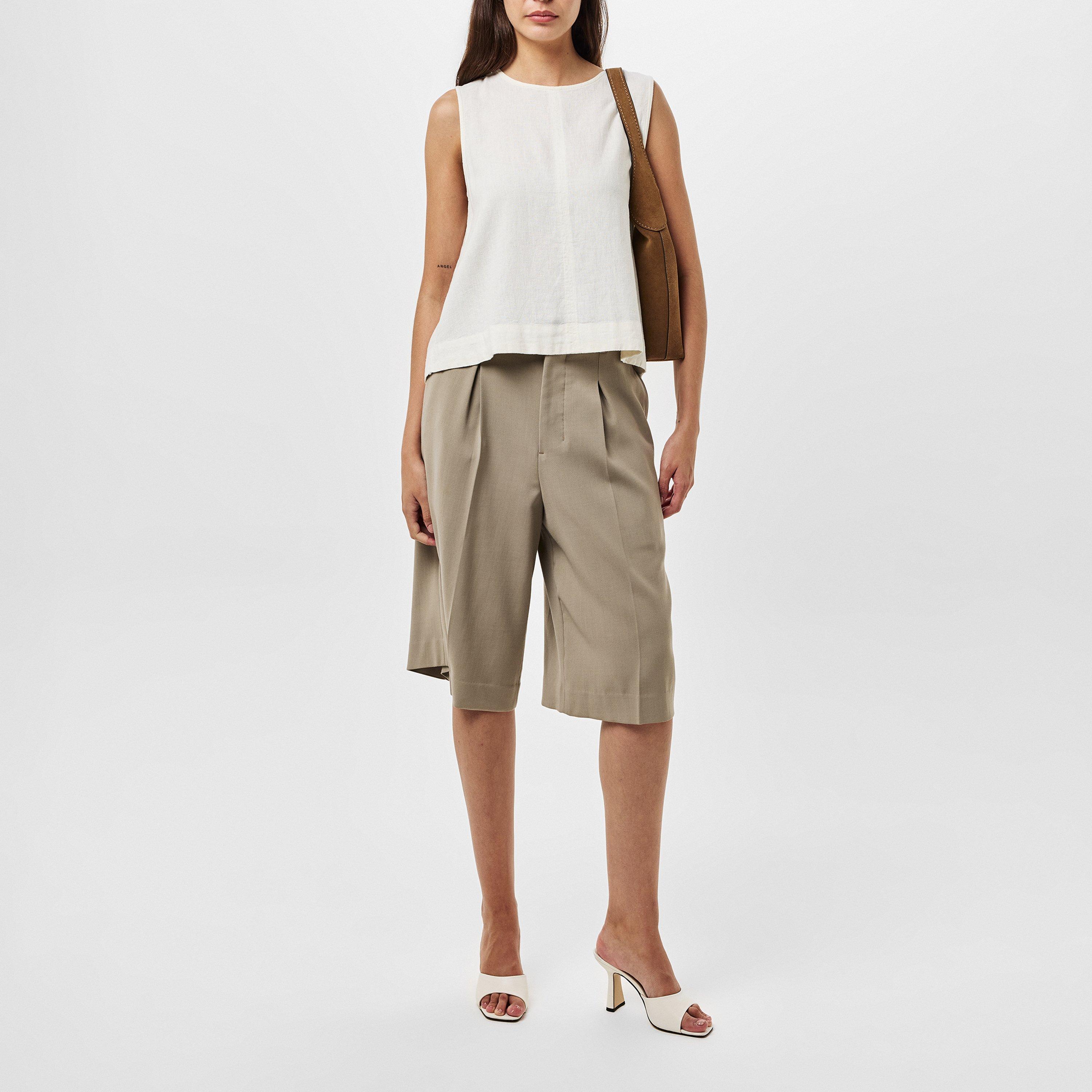 Cream - Nobodys Child - Women's Round Neck Crop Top - 6