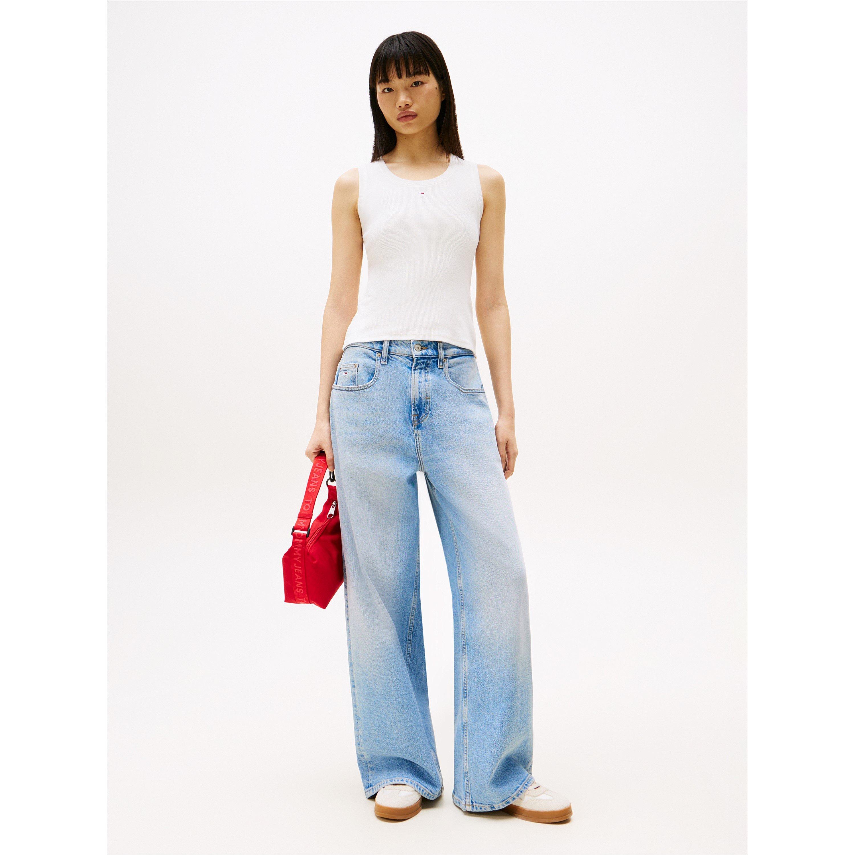 Ecru - Tommy Jeans - Essentials Rib Tank Top - 4