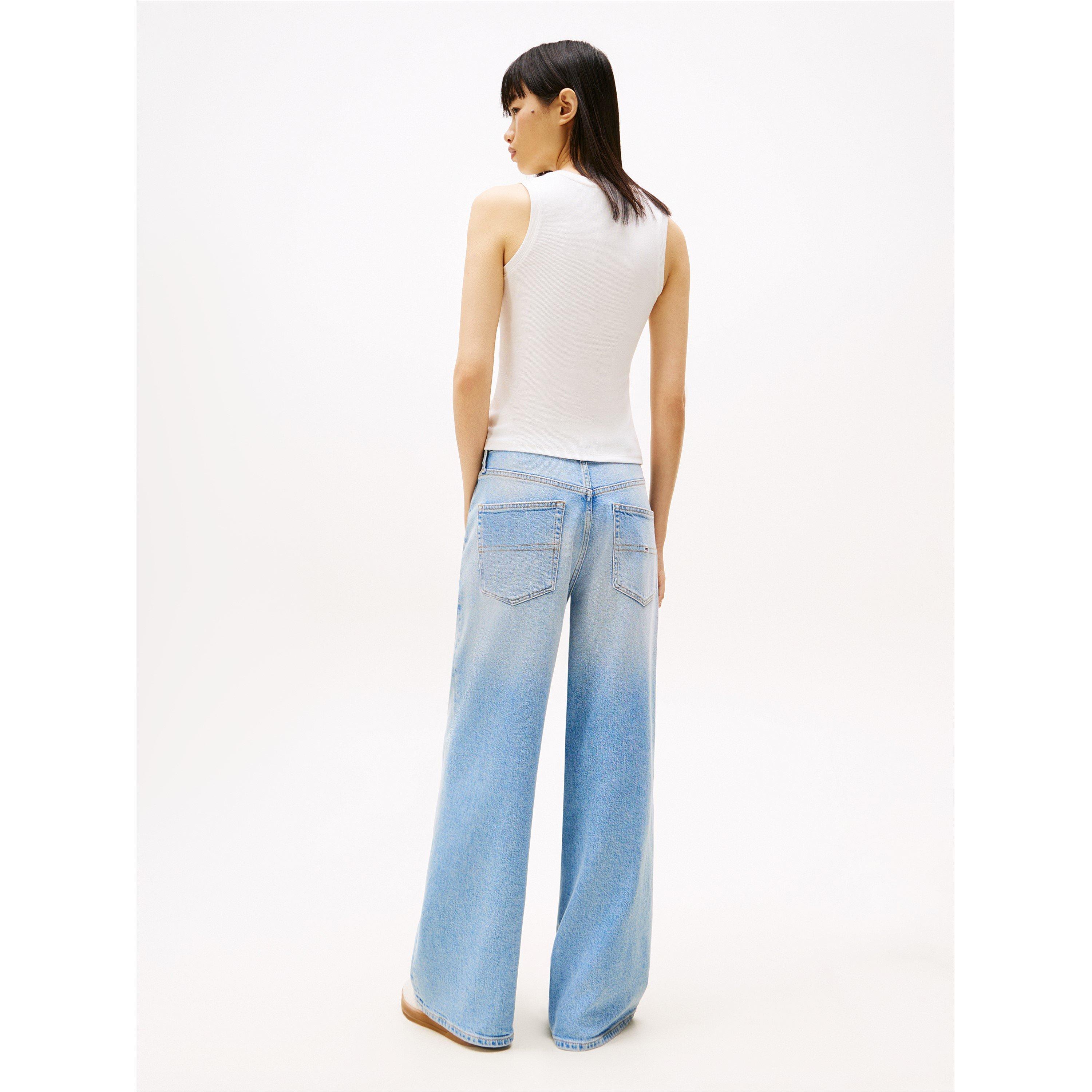 Ecru - Tommy Jeans - Essentials Rib Tank Top - 5