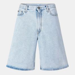 Off White Men's Skate Shorts, Iconic Arrow Logo