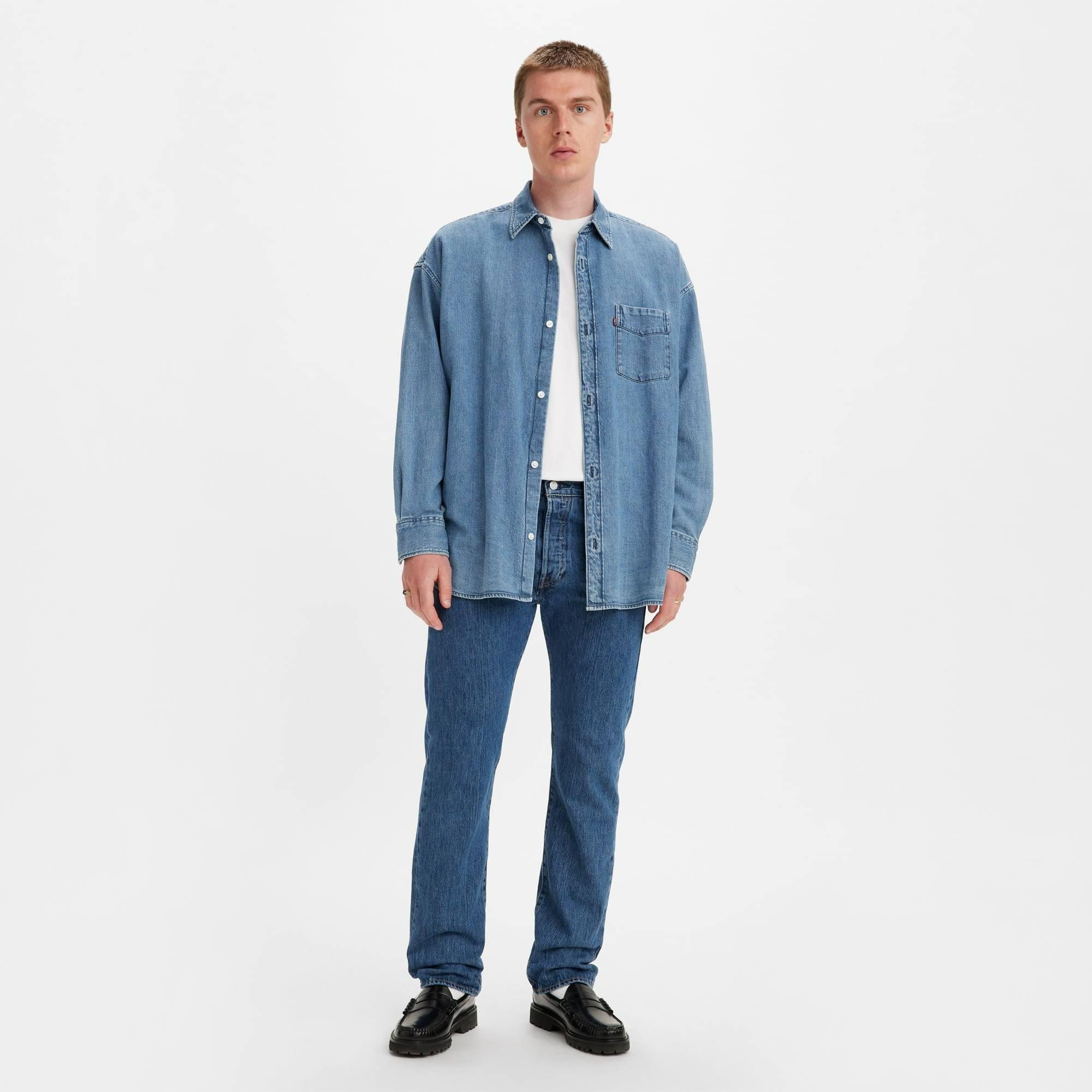 Stonewash - Levis - 501® Original Straight Jeans - 5