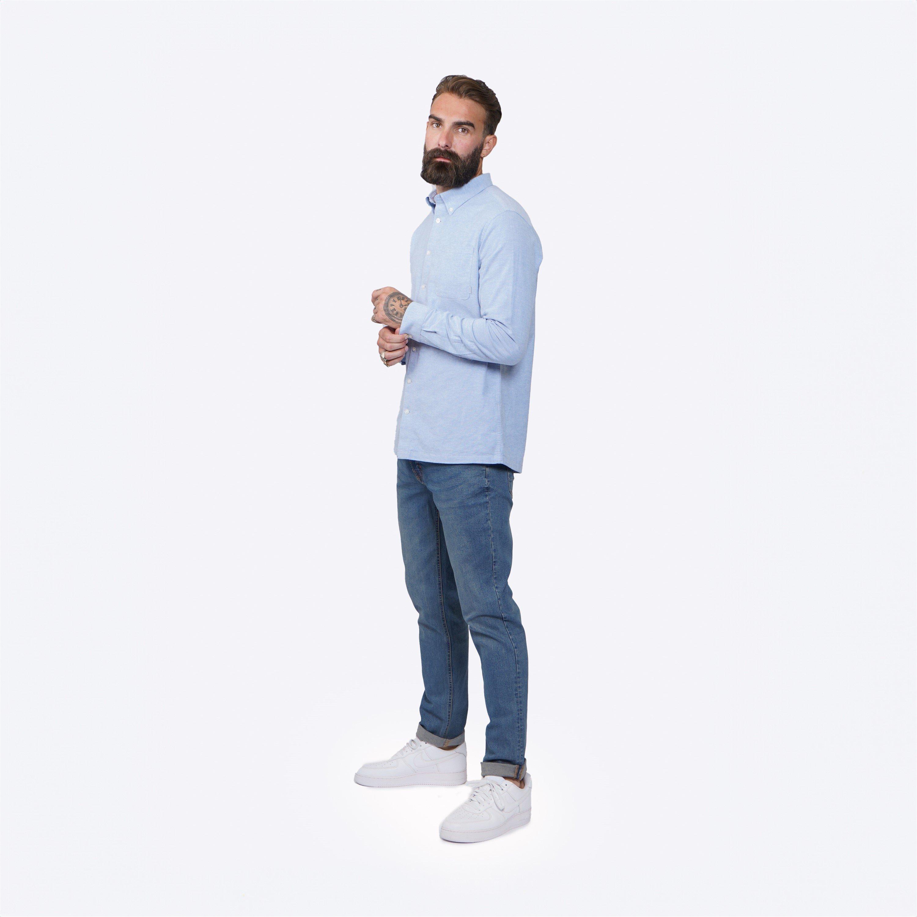 Regelmäßige Mittelwäsche - Firetrap - Firetrap Rom Straight Leg Jeans Mens - 1