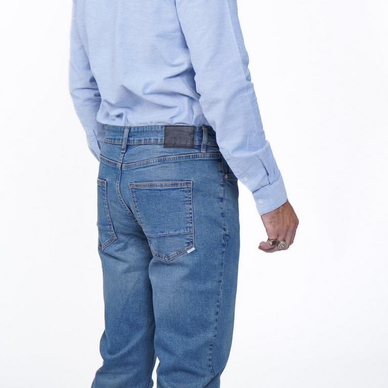 Regelmäßige Mittelwäsche - Firetrap - Rom Straight Leg Jeans Mens - 4