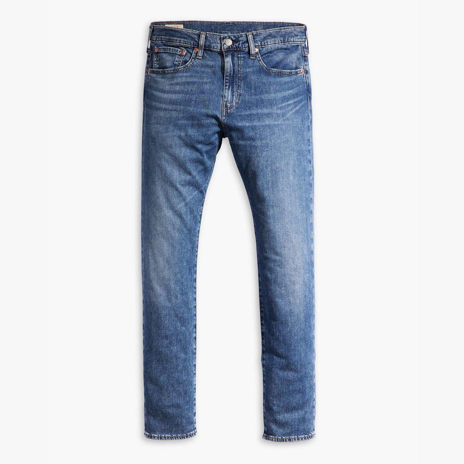 Blue - Levis - Levis 502 Taper Free To Be Cool Straight Leg Jeans Mens - 1