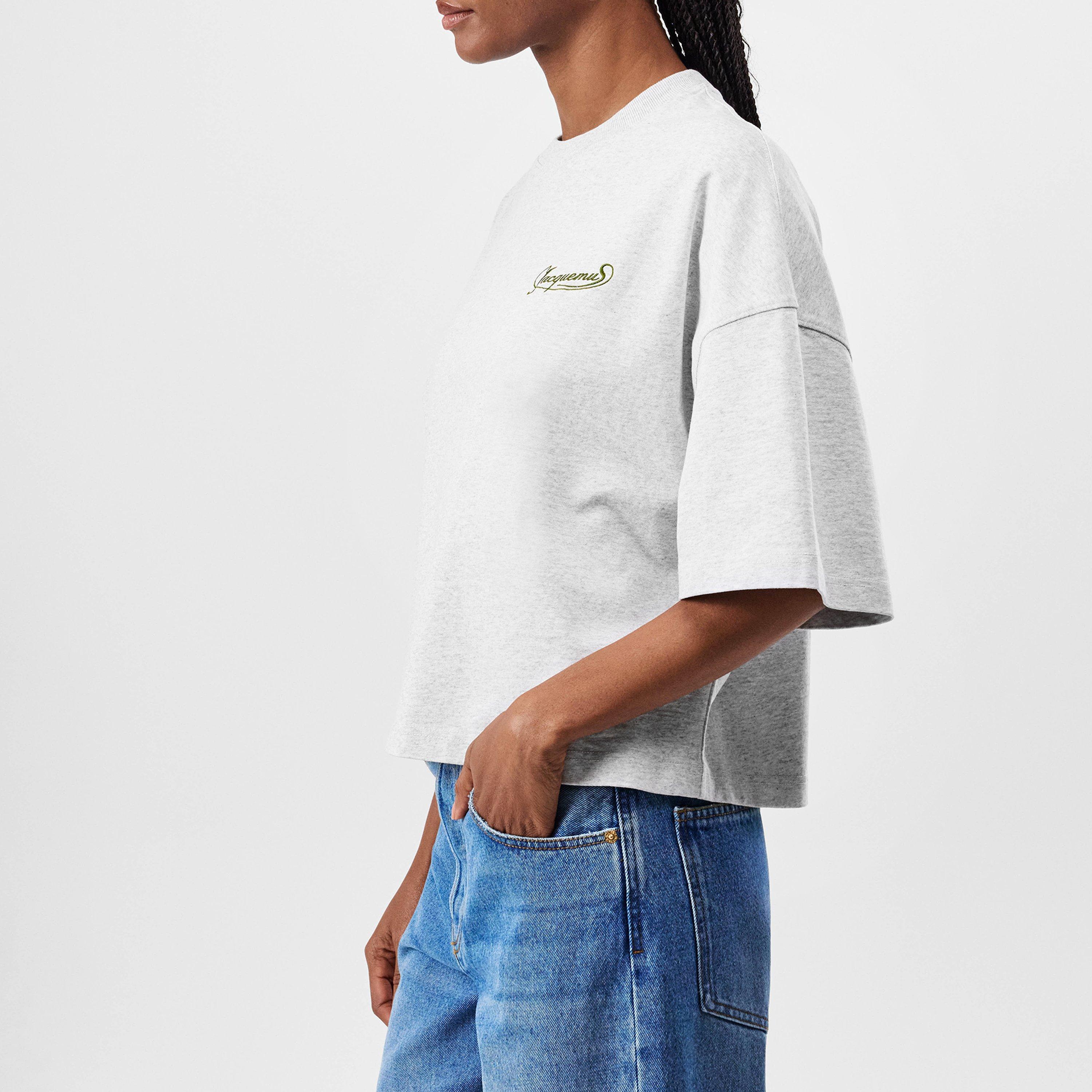 Tシャツ・カットソー JACQUEMUS Woman T-Shirt Grey 251JS2162102 9CN The Corto t-shirt by JACQUEMUS | Official website