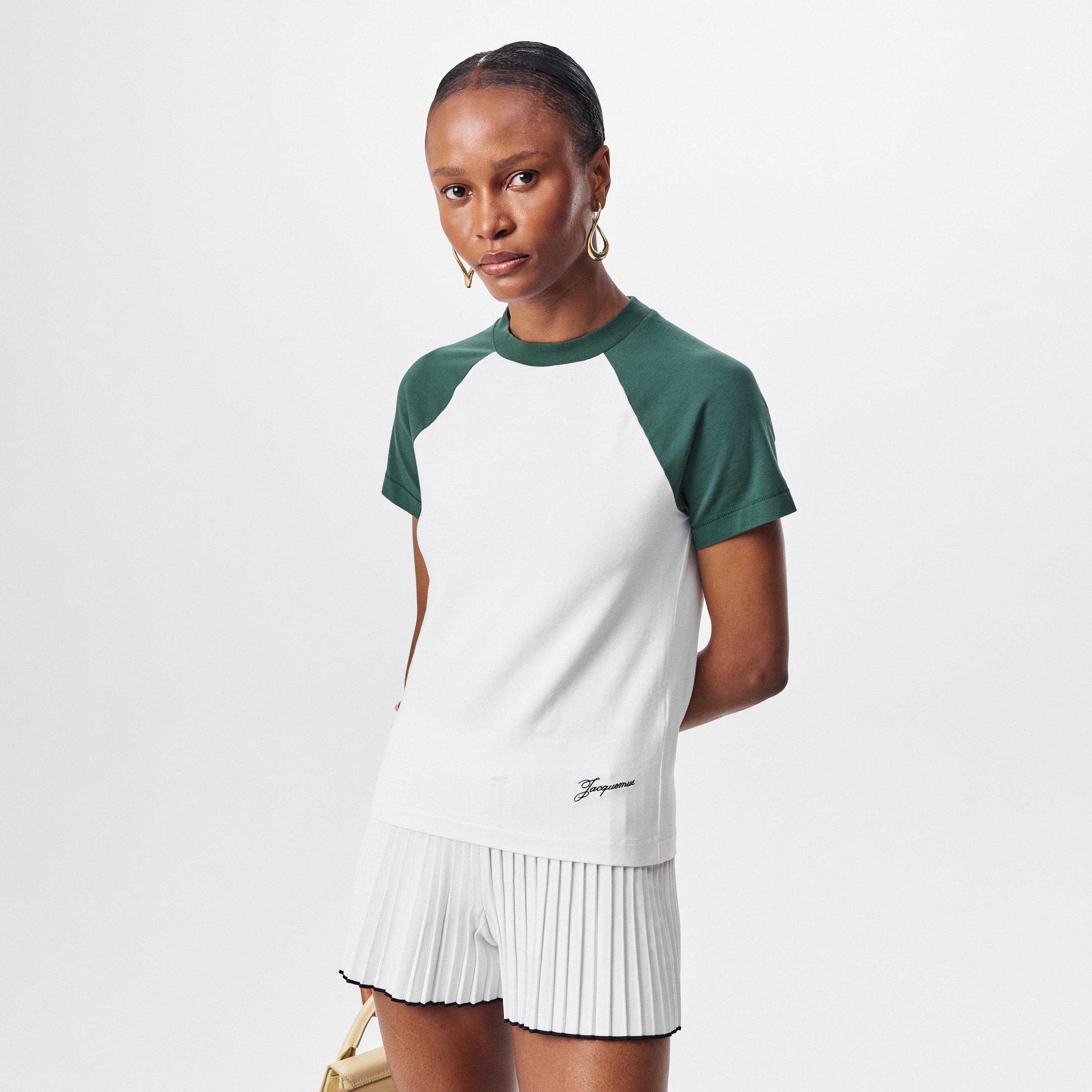 Multi Green - Jacquemus - Women's Baseball Crop Top - 2