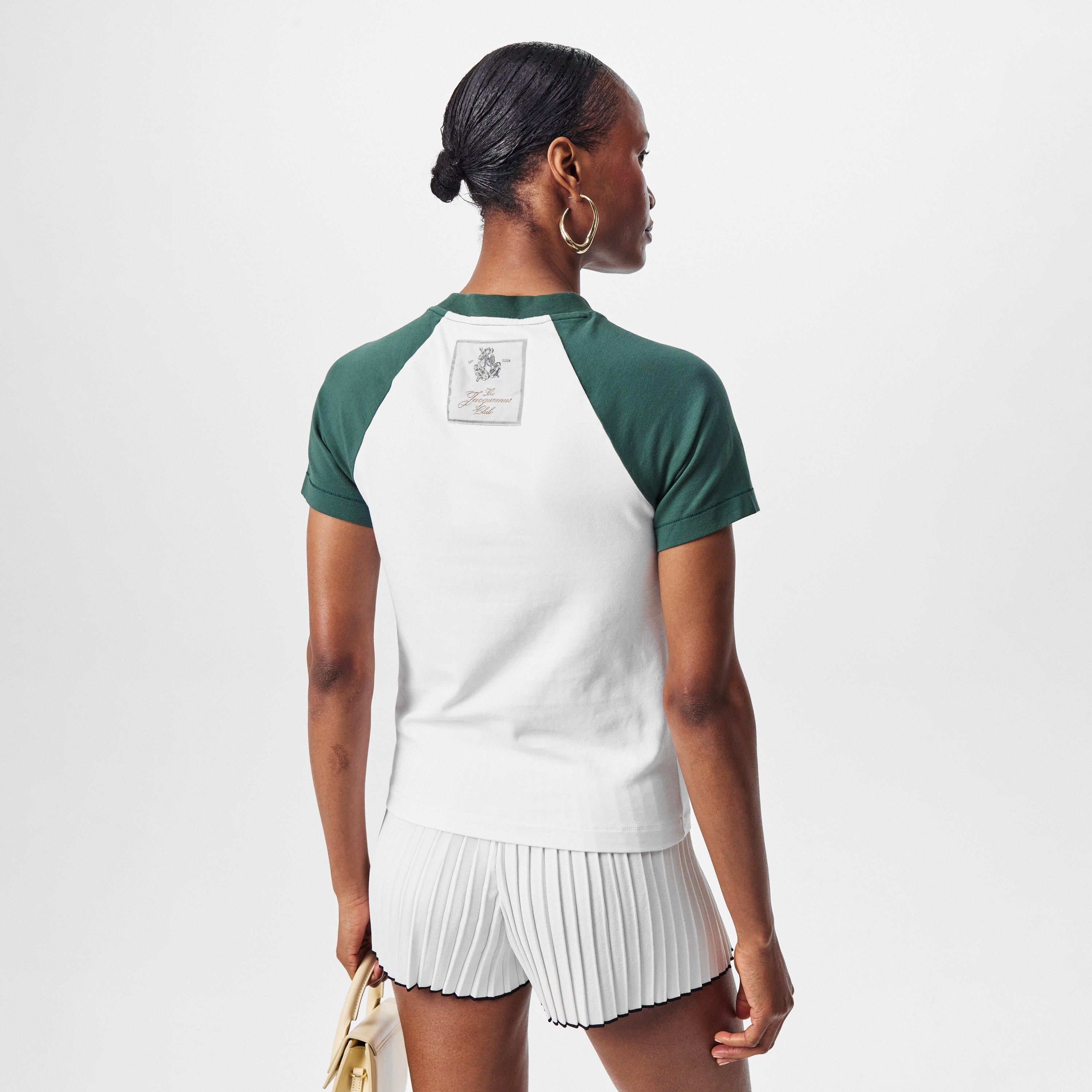 Multi Green - Jacquemus - Women's Baseball Crop Top - 3