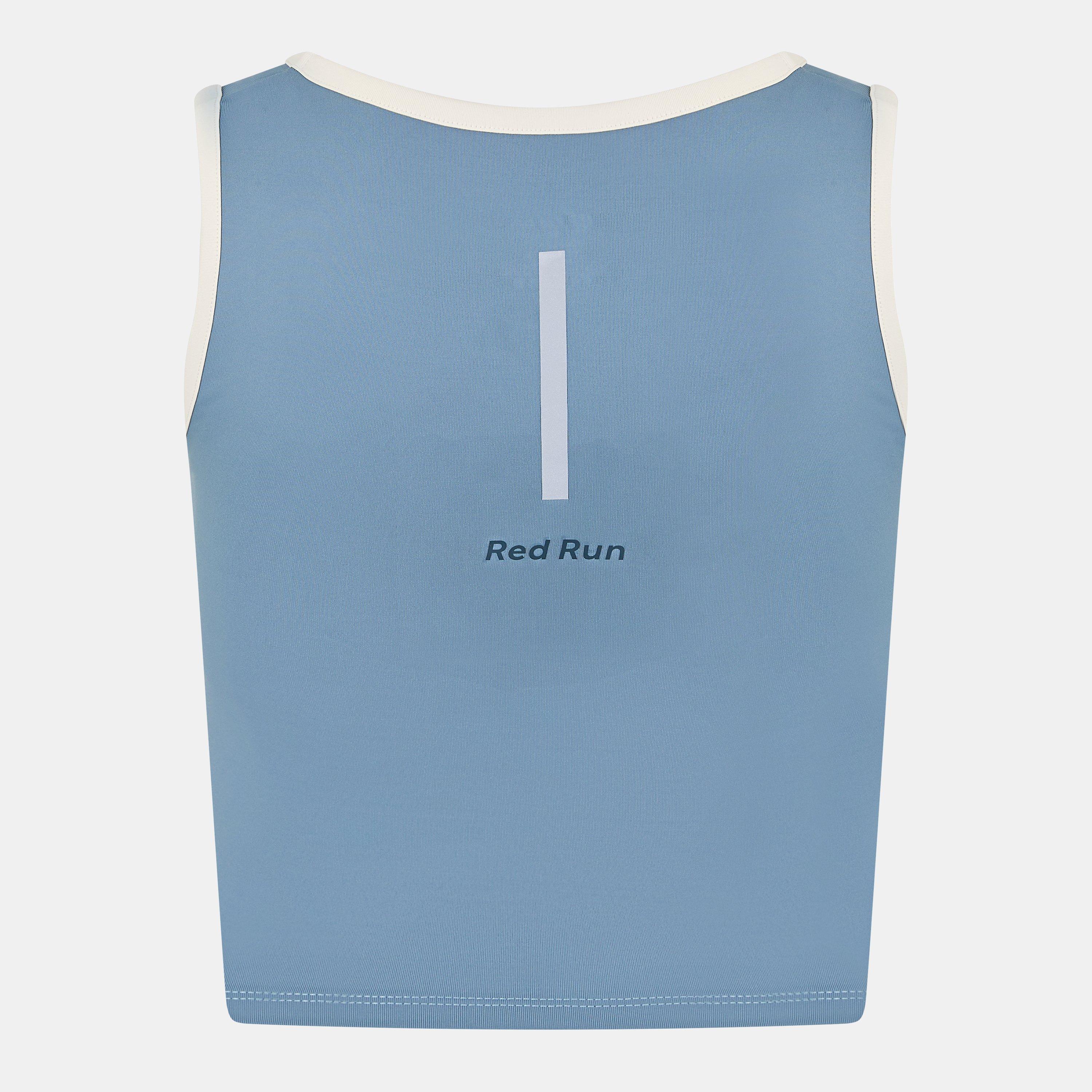 Blue Beige - Red Run - Women's Racerback Vest - 2