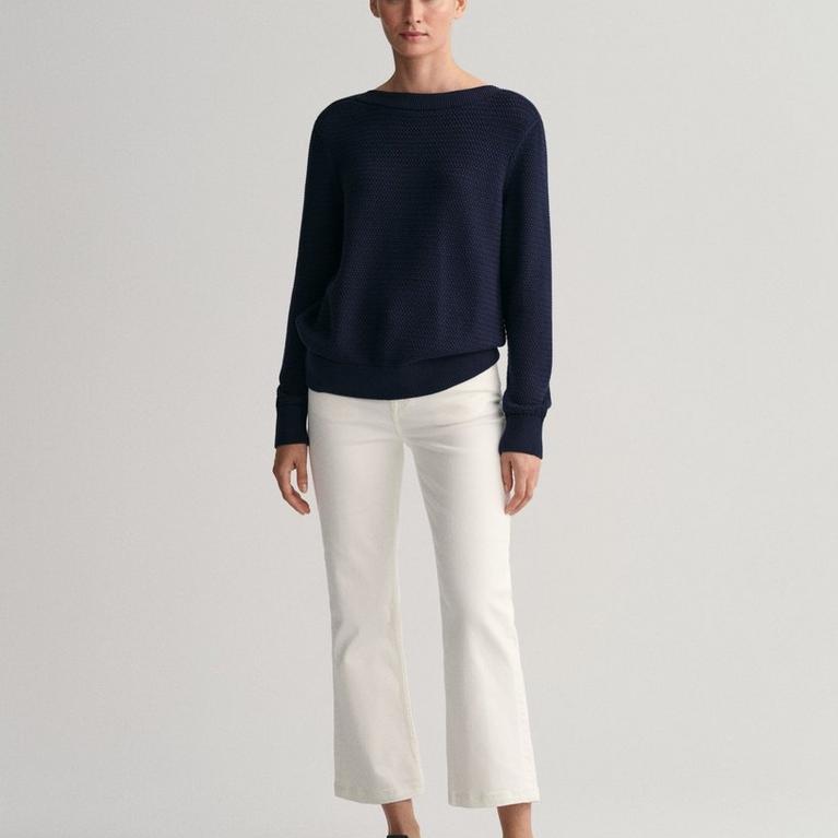 113 Coquille d'œuf - Gant - Cropped Wide Leg Jeans - 6