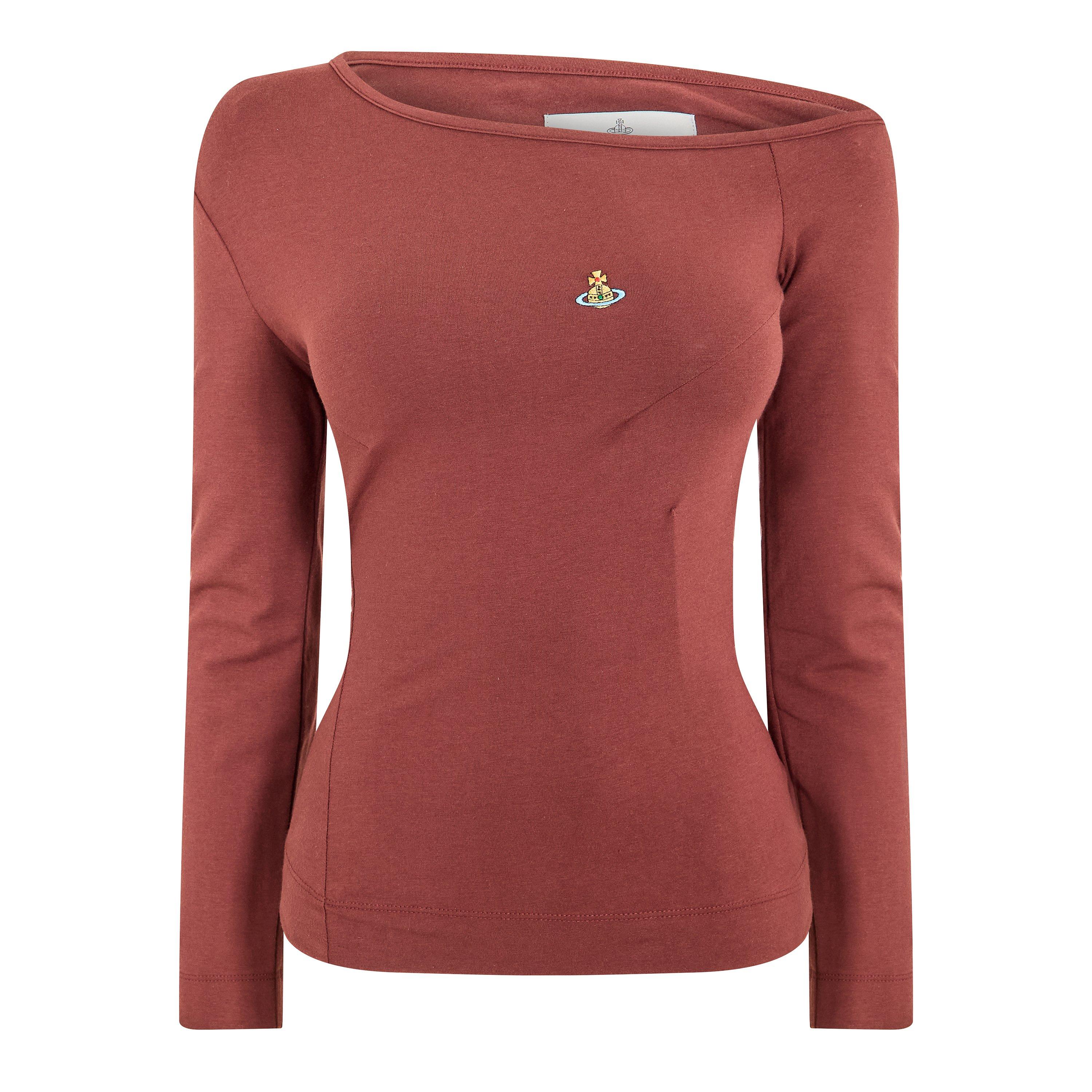 Chocolate - Vivienne Westwood - Viv LS Hebo Top Ld00 - 1