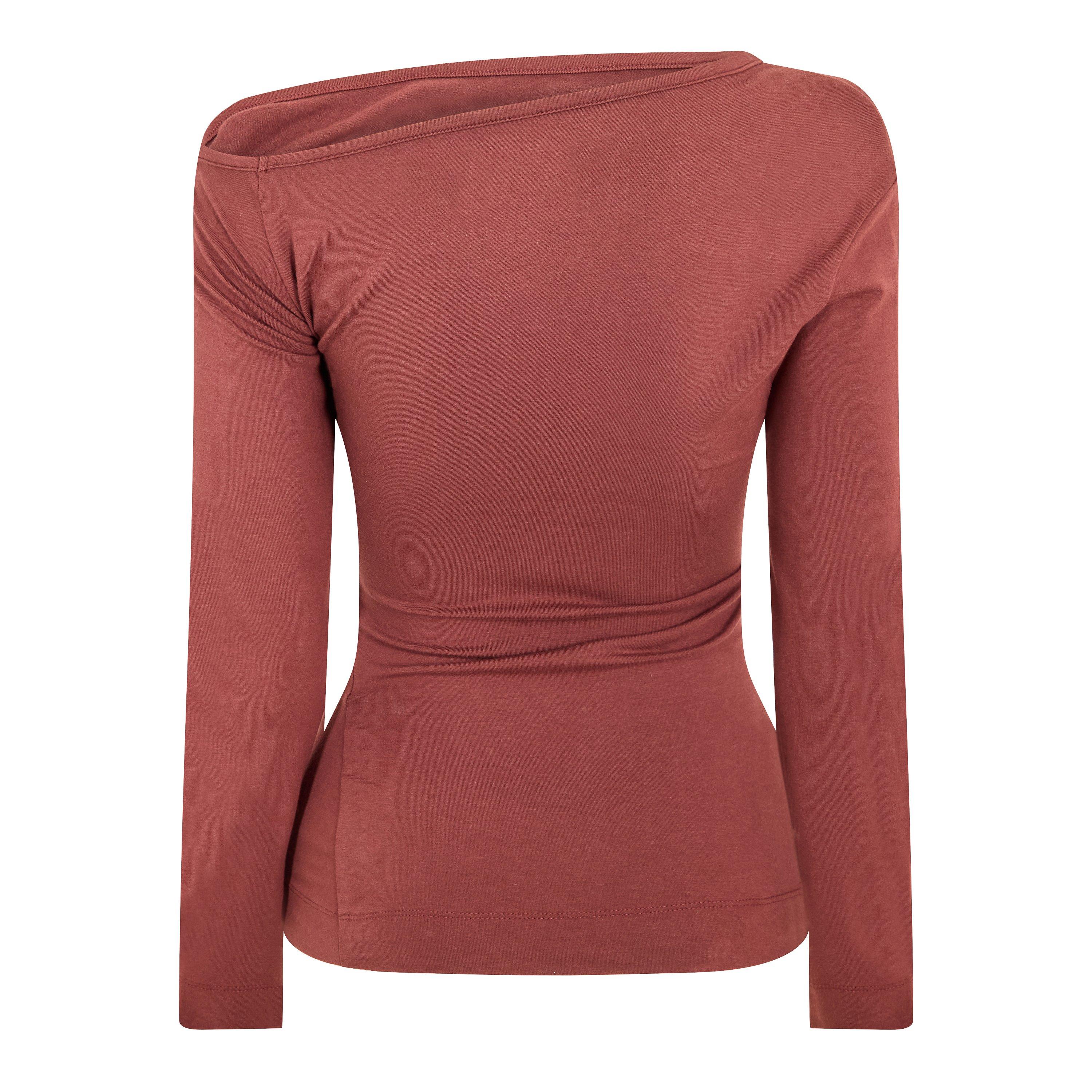 Chocolate - Vivienne Westwood - Viv LS Hebo Top Ld00 - 2