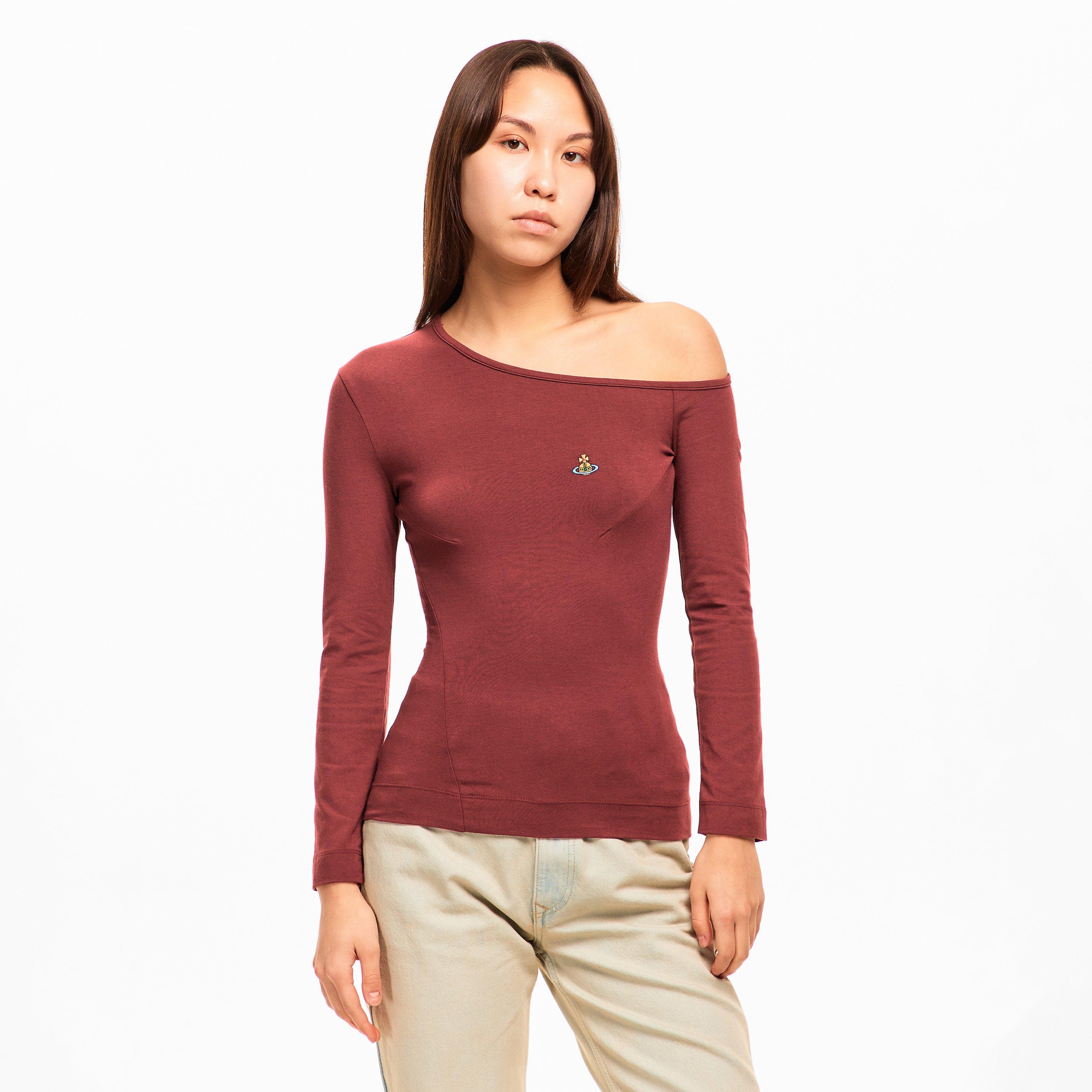 Chocolate - Vivienne Westwood - Viv LS Hebo Top Ld00 - 3