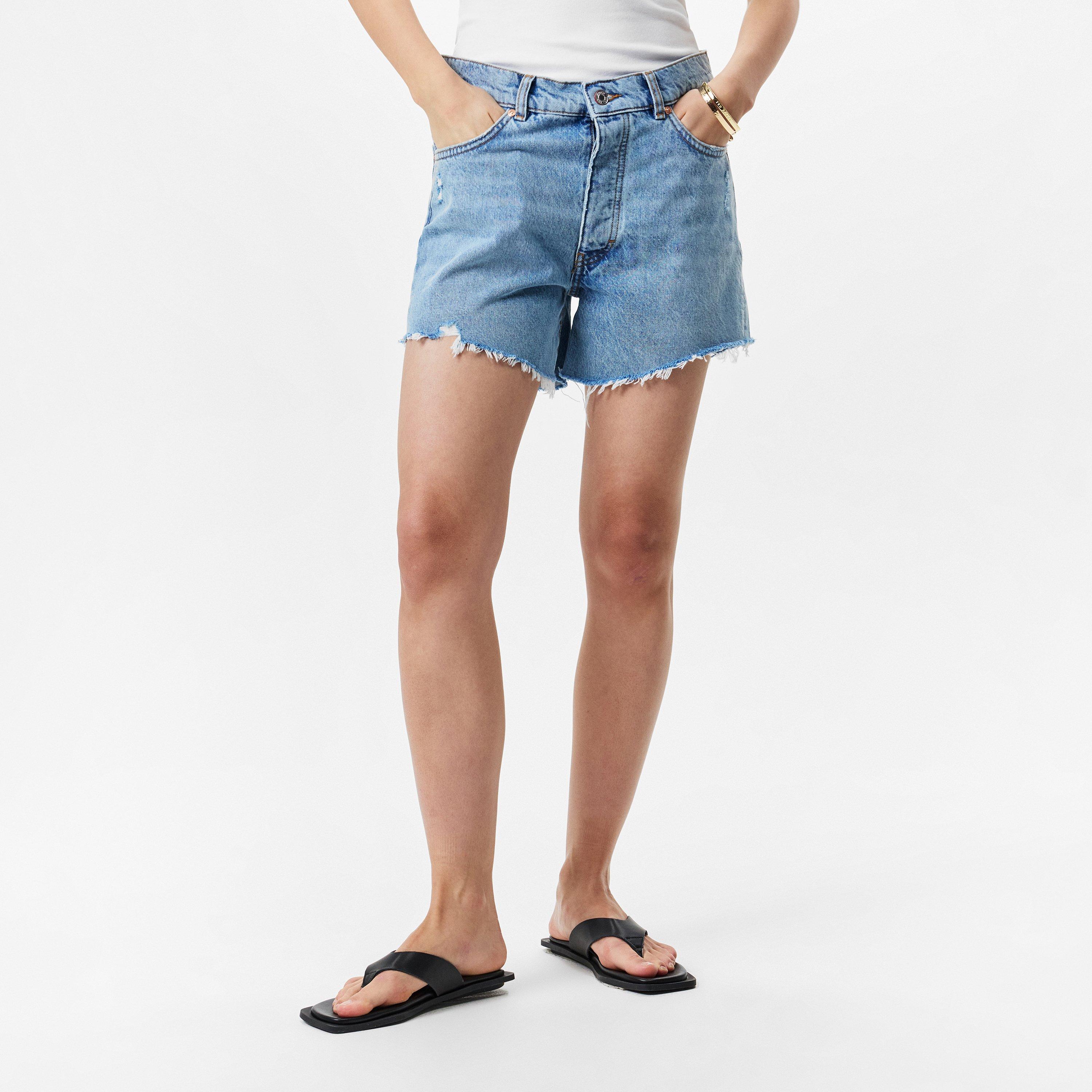 Light/Pstl Blue - Hugo - Women's Gealea Denim Shorts - 2