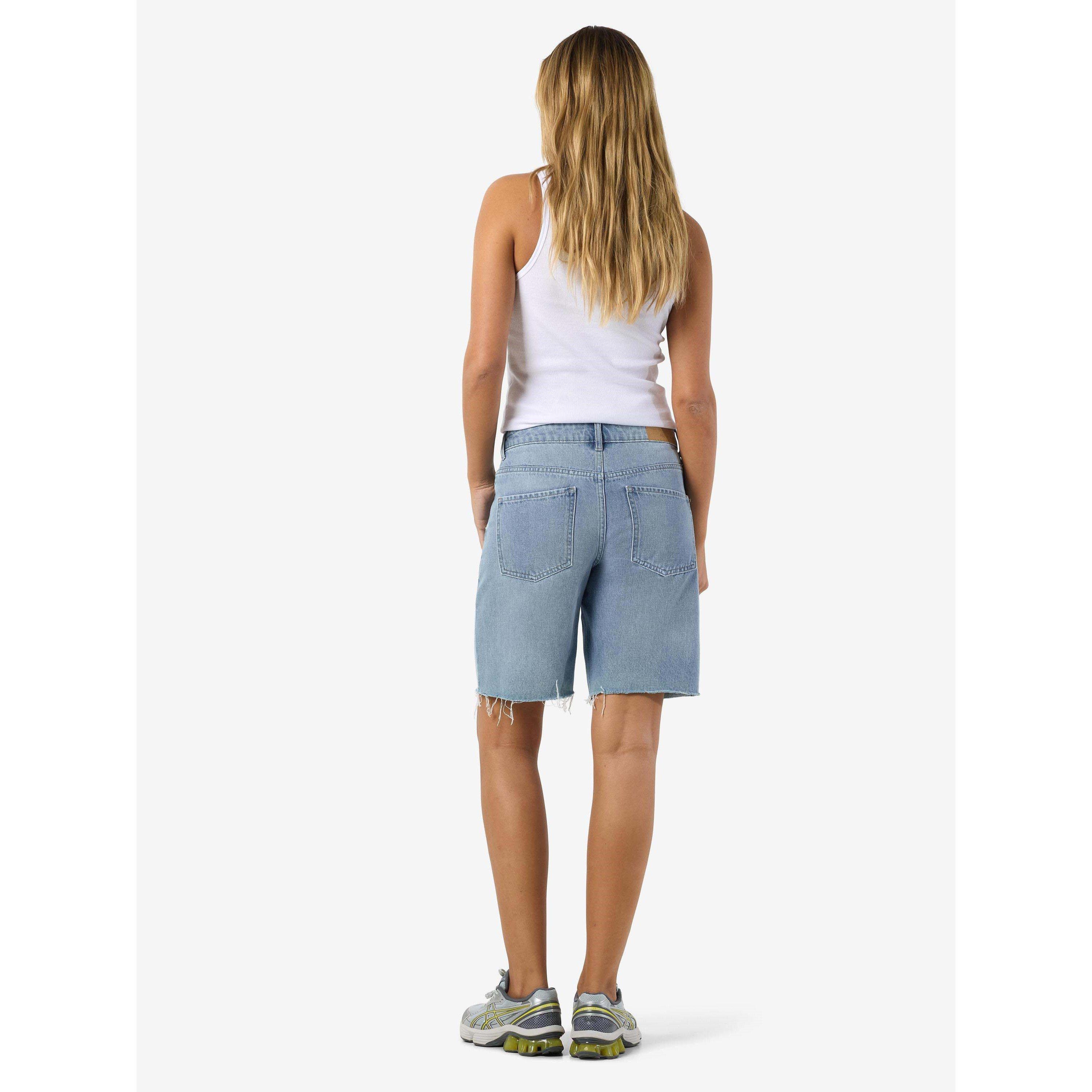 Ganga Azul Claro - Noisy May - Loose Denim Shorts - 4