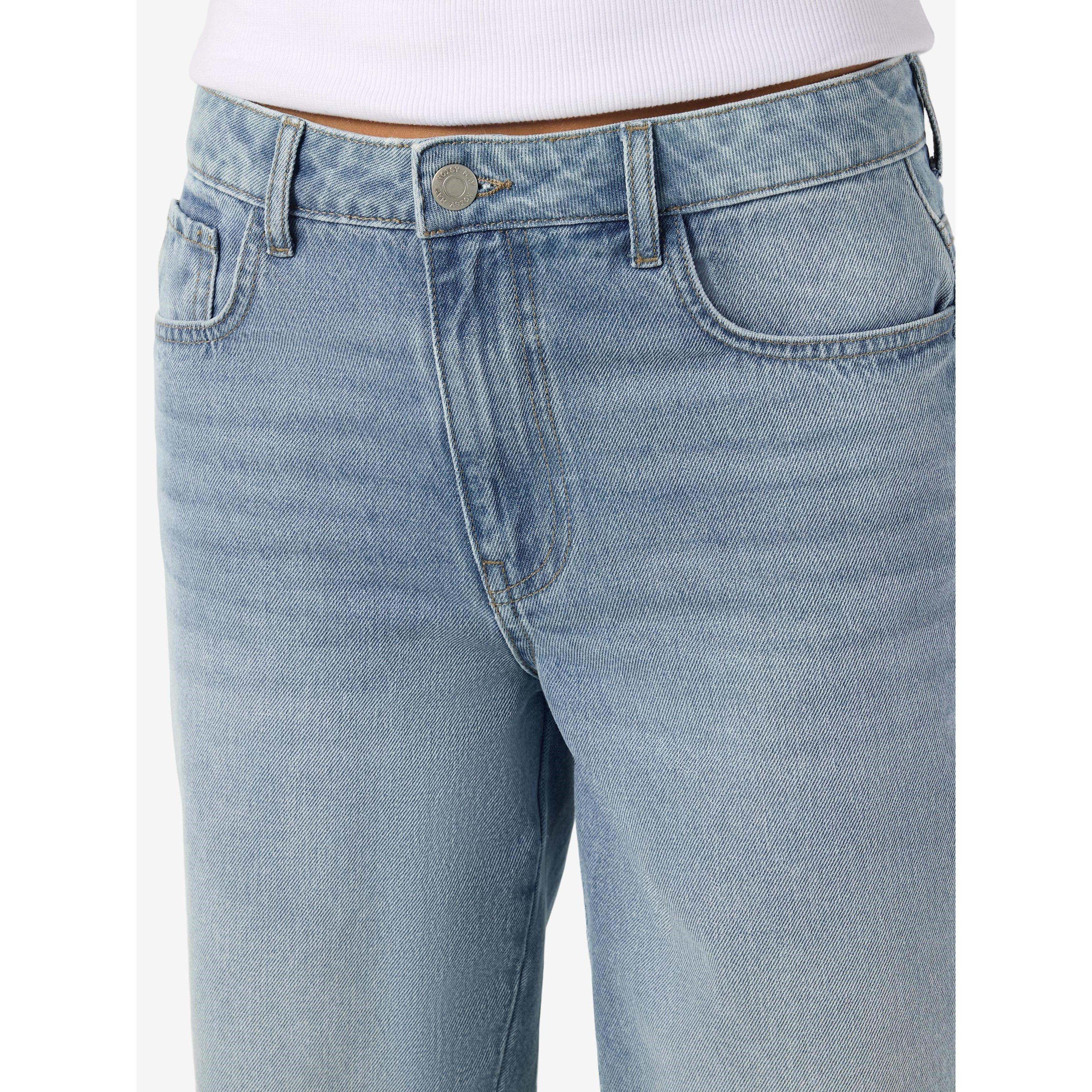 Ganga Azul Claro - Noisy May - Loose Denim Shorts - 5