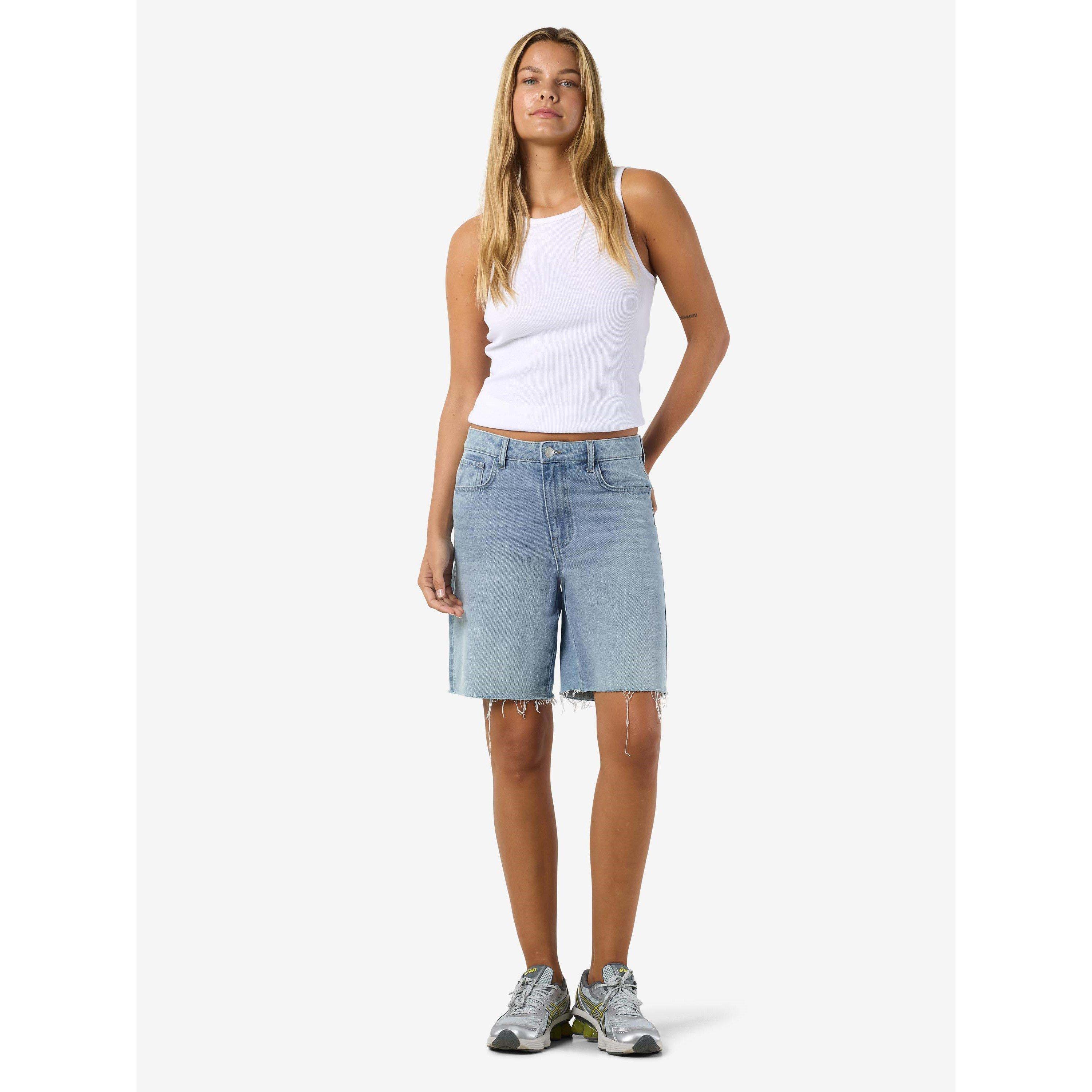 Ganga Azul Claro - Noisy May - Loose Denim Shorts - 7