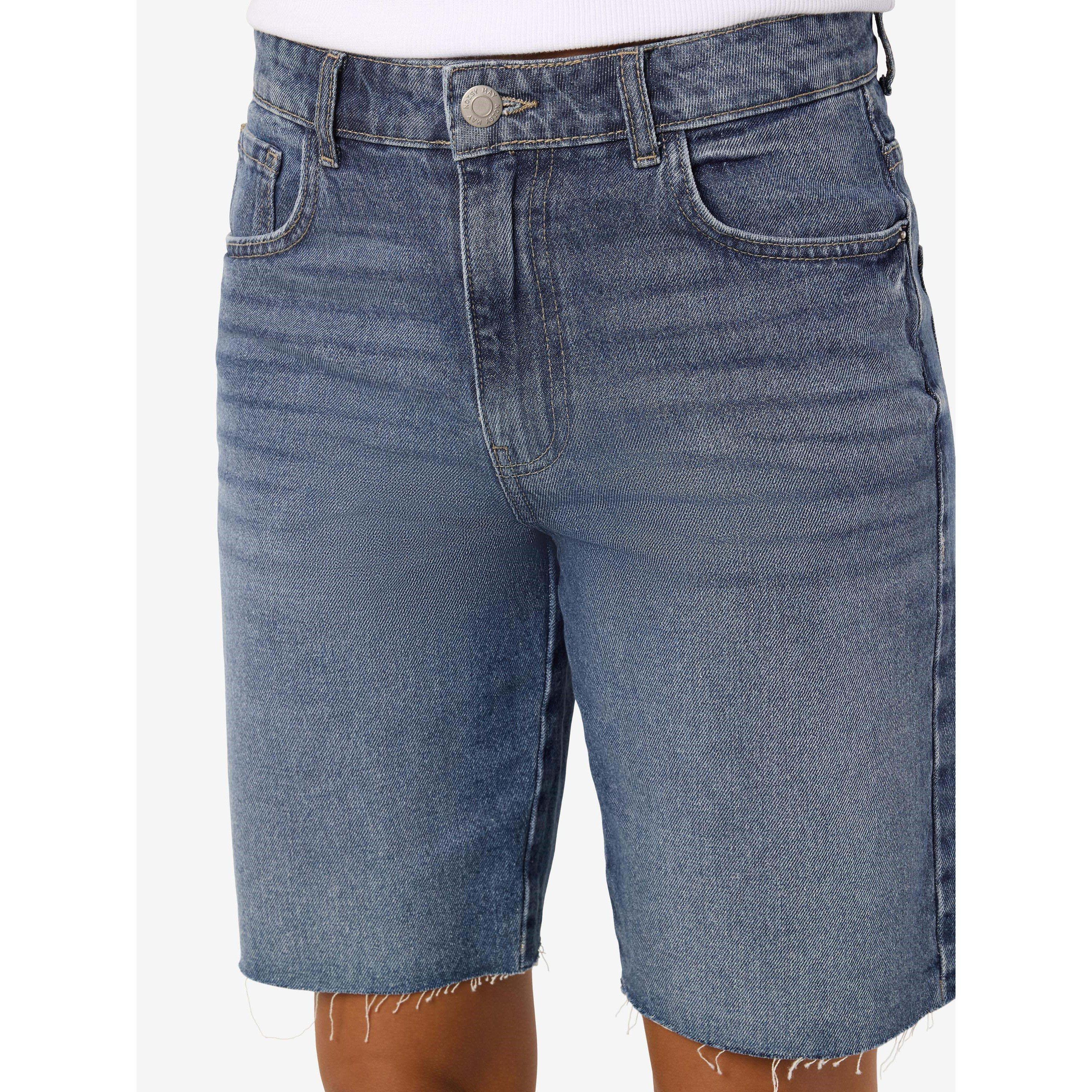 Md Blue Denim - Noisy May - Women's Loose Denim Shorts - 5