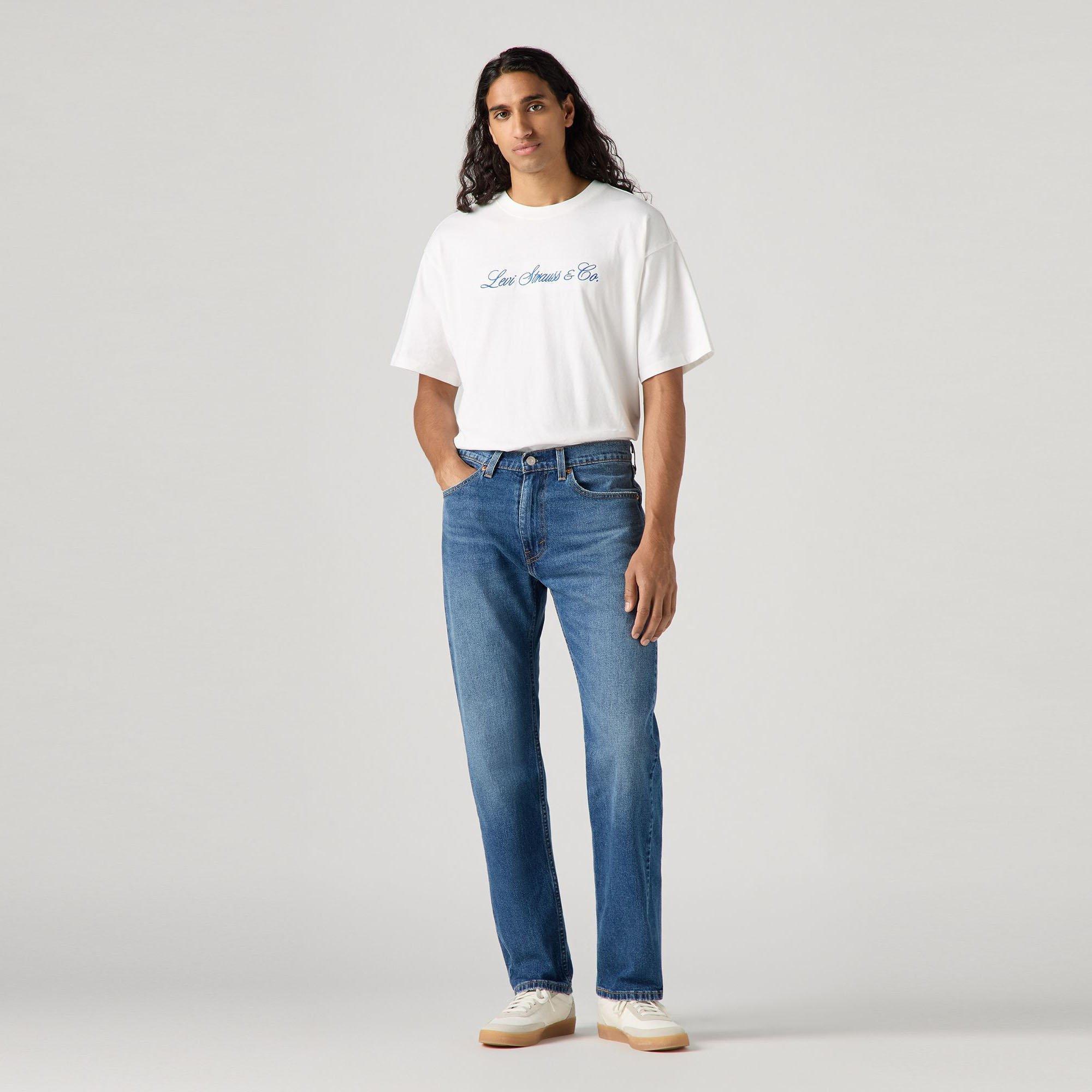 Blue - Levis - Men's 505 Blue Hour Regular Straight Leg Jeans - 2