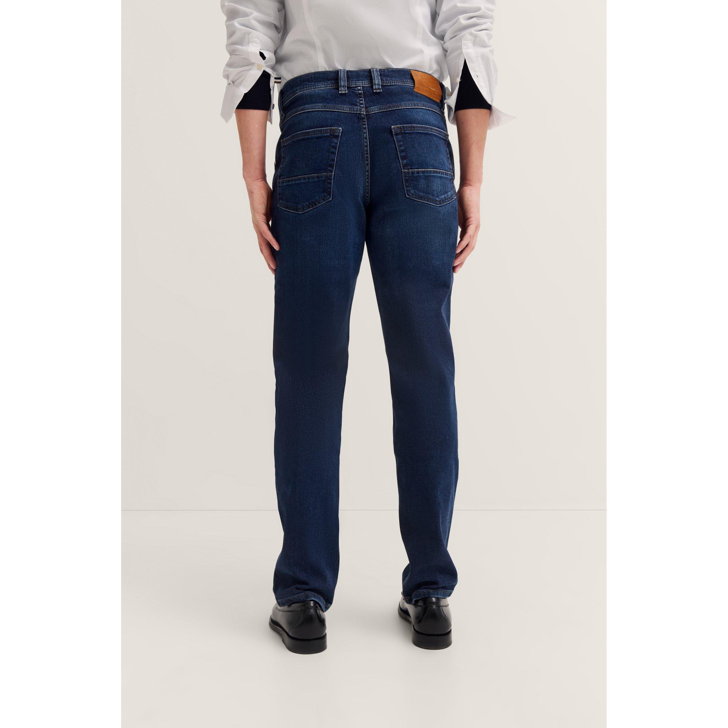 Blue - Bugatti - Men's Denim Straight Leg Jeans - 3