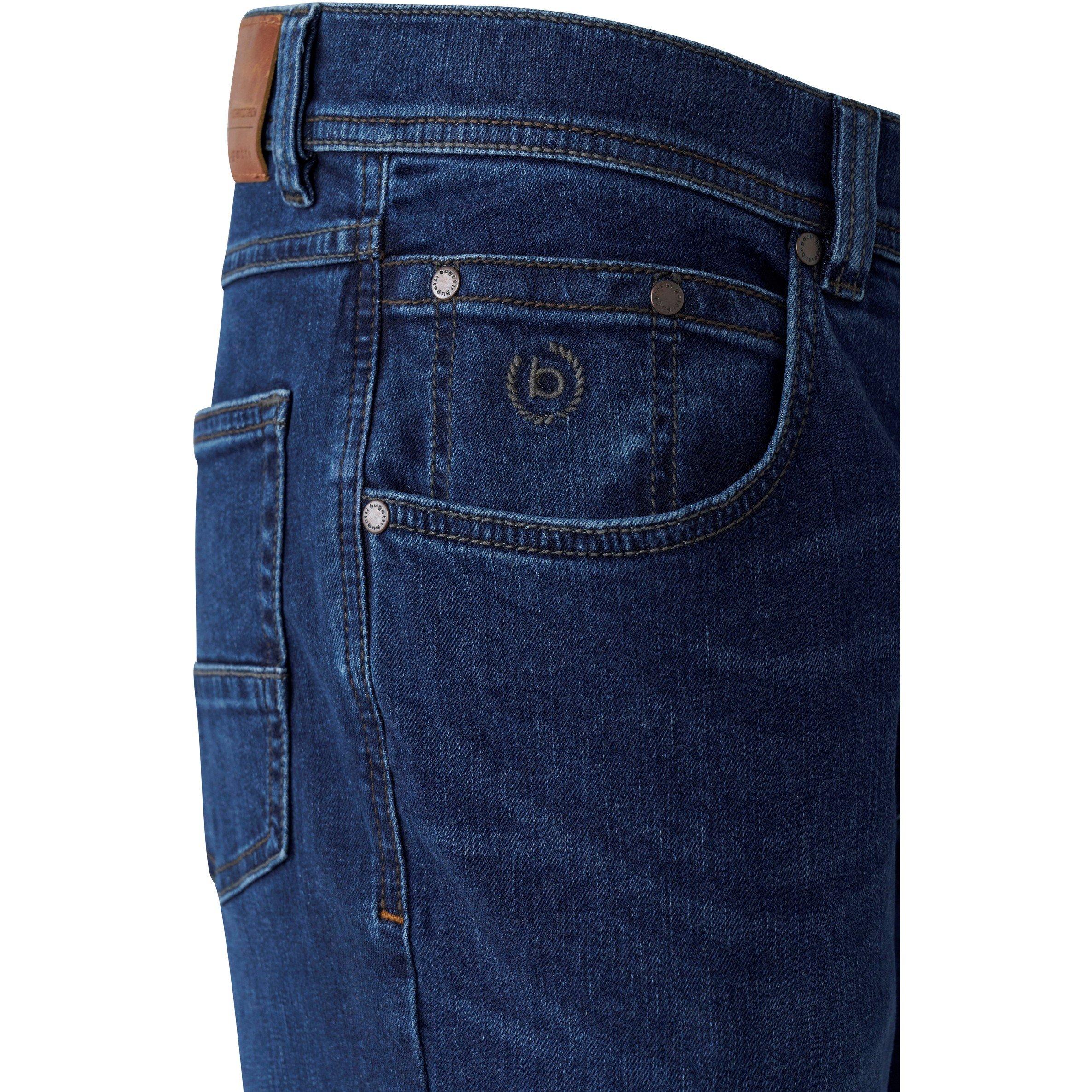 Blue - Bugatti - Men's Denim Straight Leg Jeans - 6