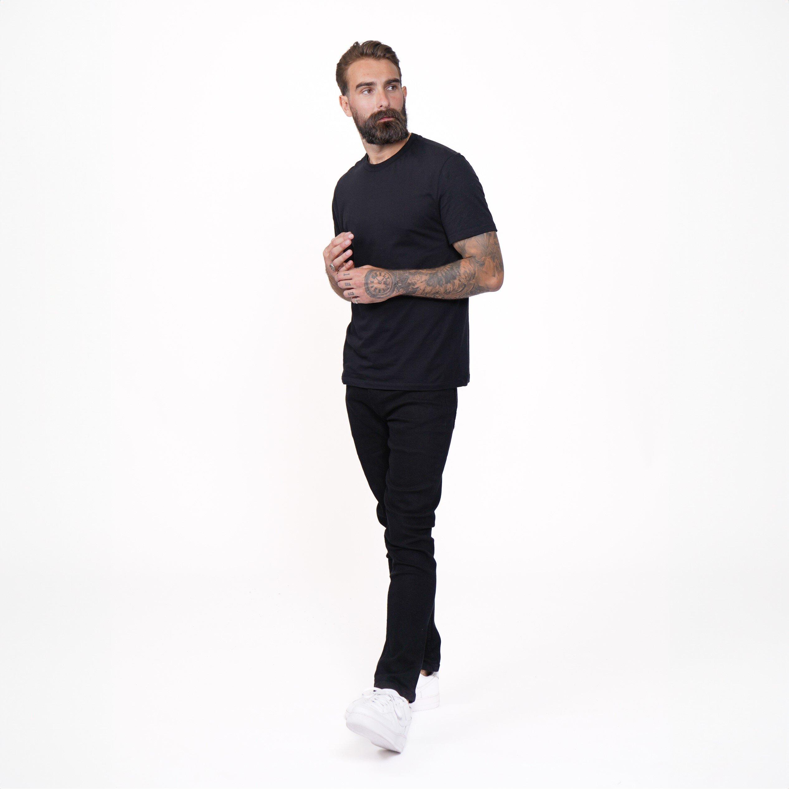 Firetrap Men's Skinny Jeans - Black - 38W L