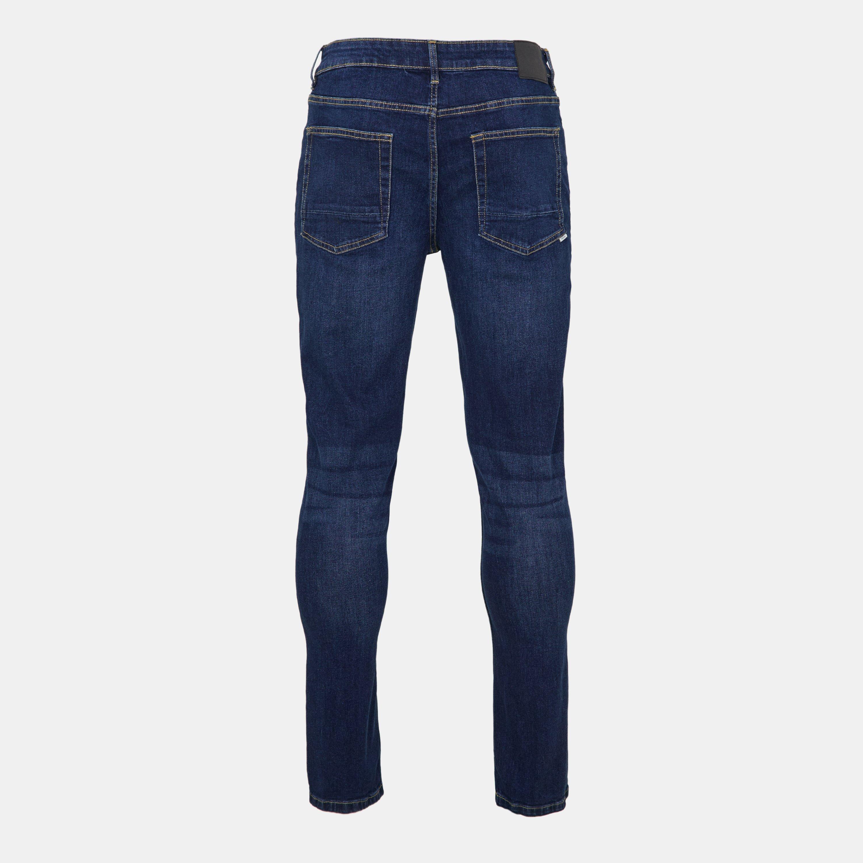 Dark Wash - Firetrap - Firetrap Skinny Jeans Mens - 2