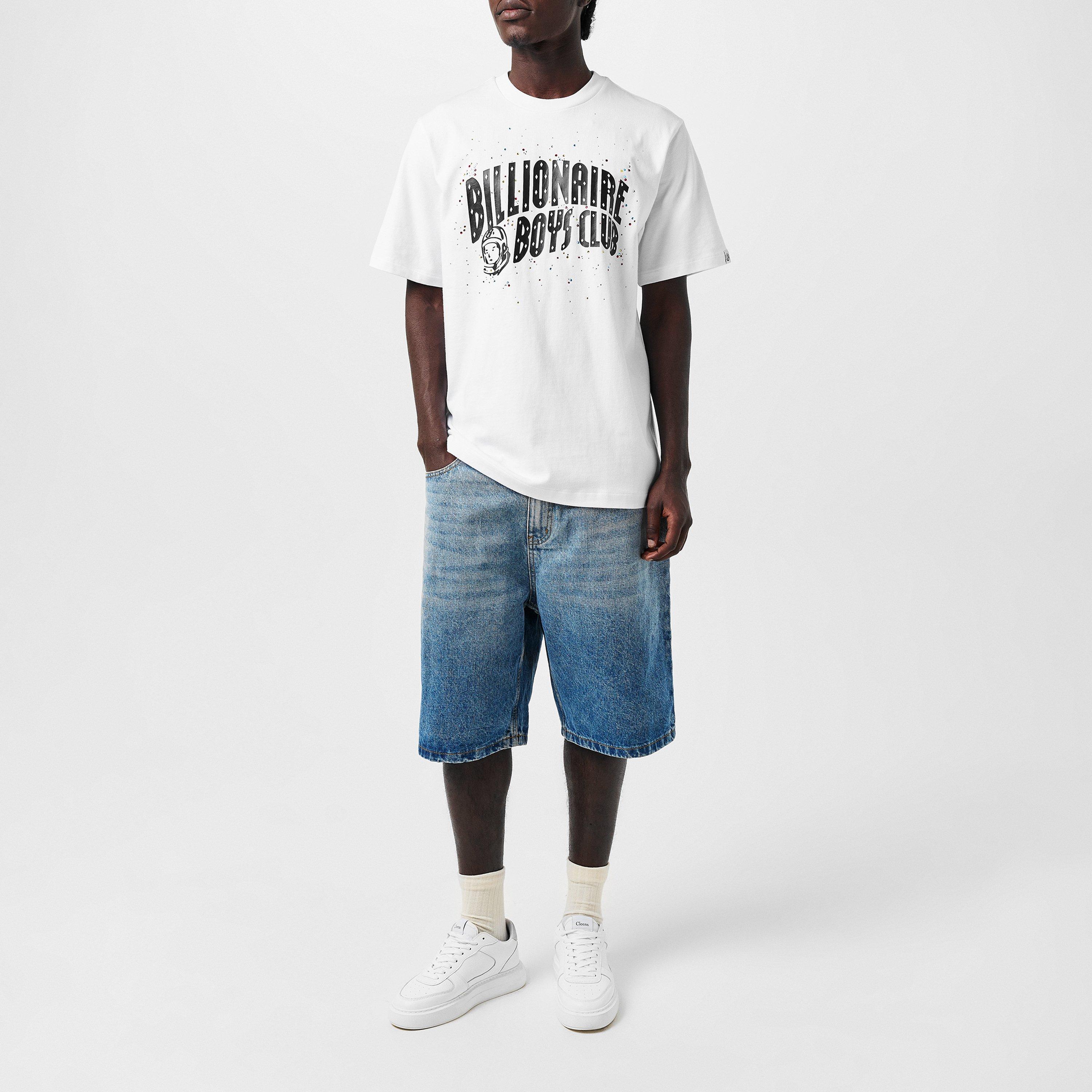 Mid Wash Blue - Billionaire Boys Club - Knee Length Astro Denim Shorts - 6