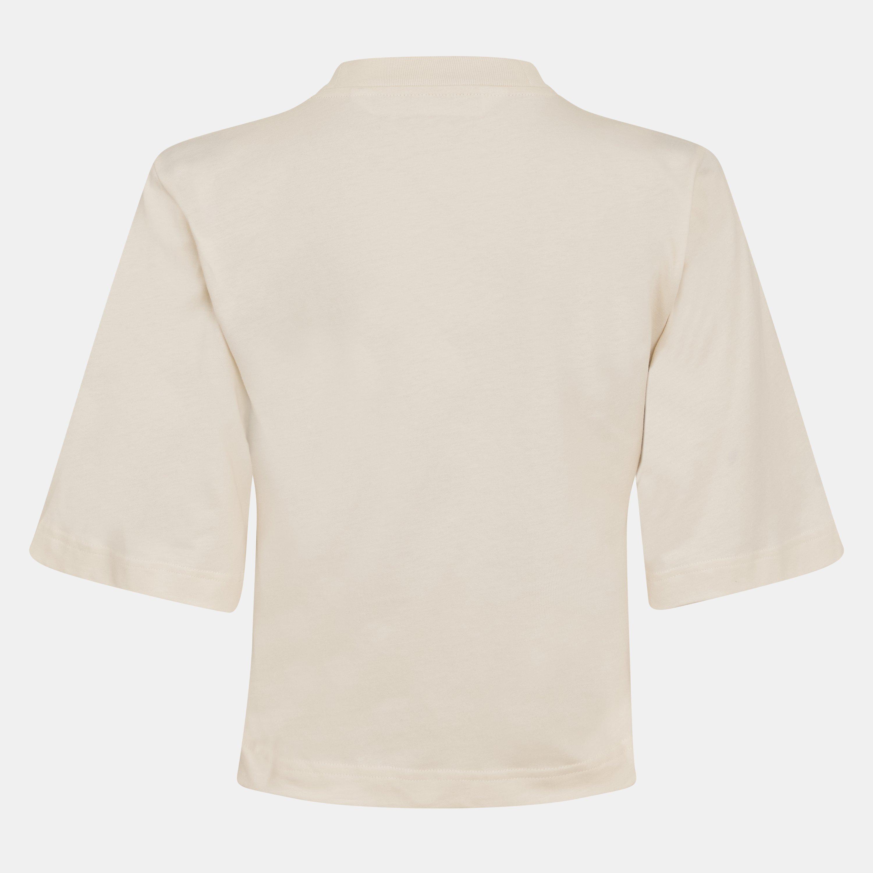 Wht/Blk - Palm Angels - Palm Spray Crop Tee Ld00 - 2