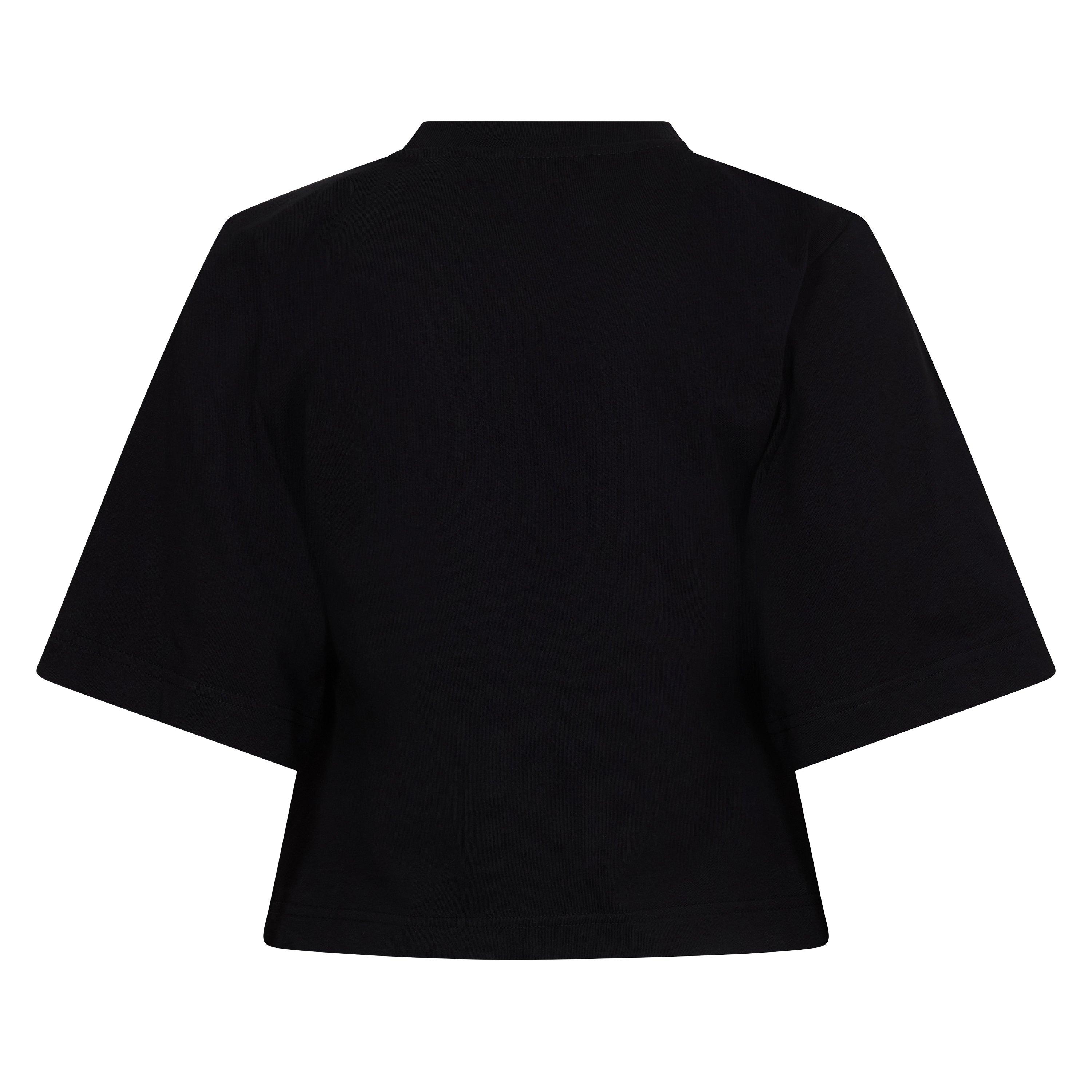Blk/Pink - Palm Angels - Women's Spray T Cropped Crop Top - 2