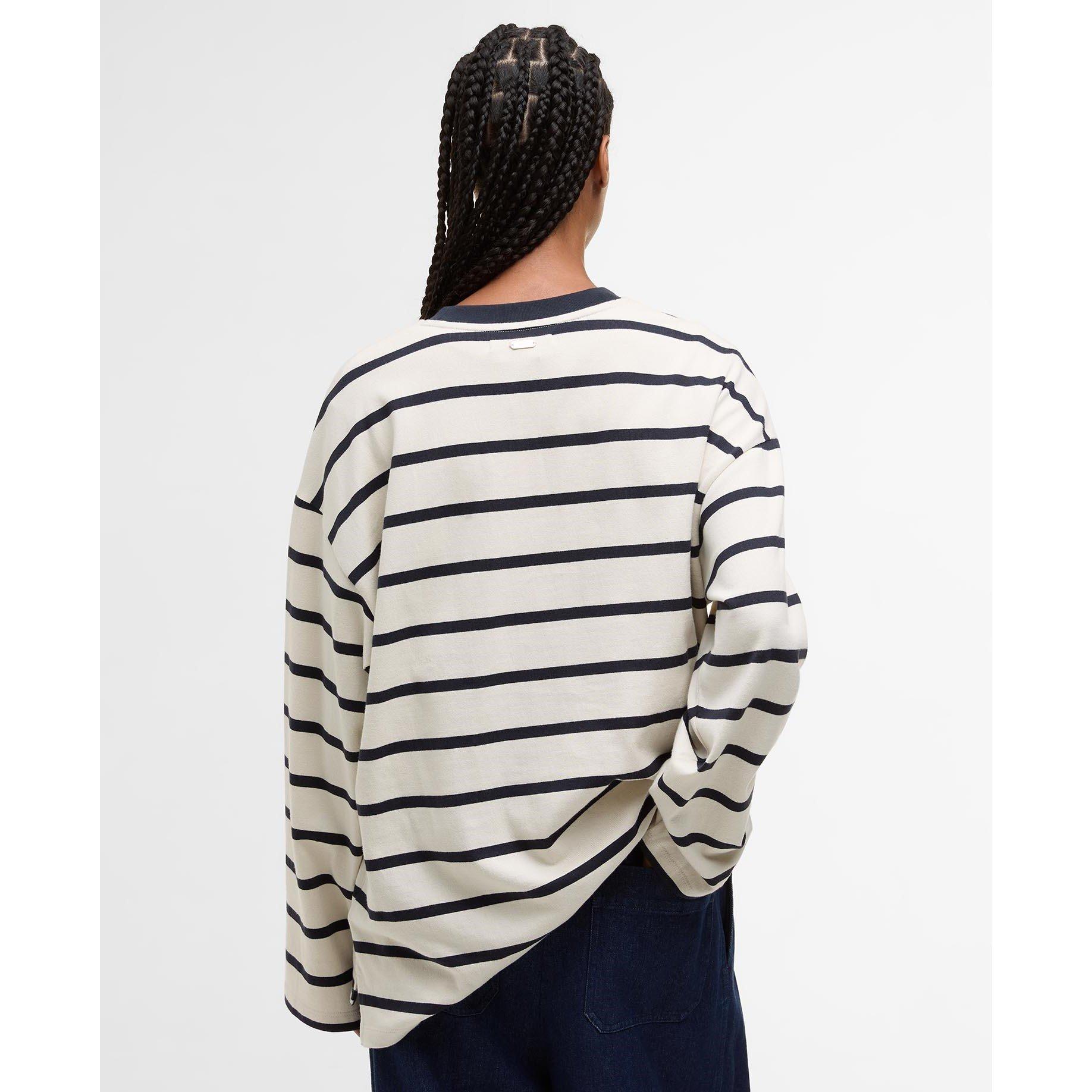Ecru/Nvy Stripe - Barbour - Womens Maeve Top - 3