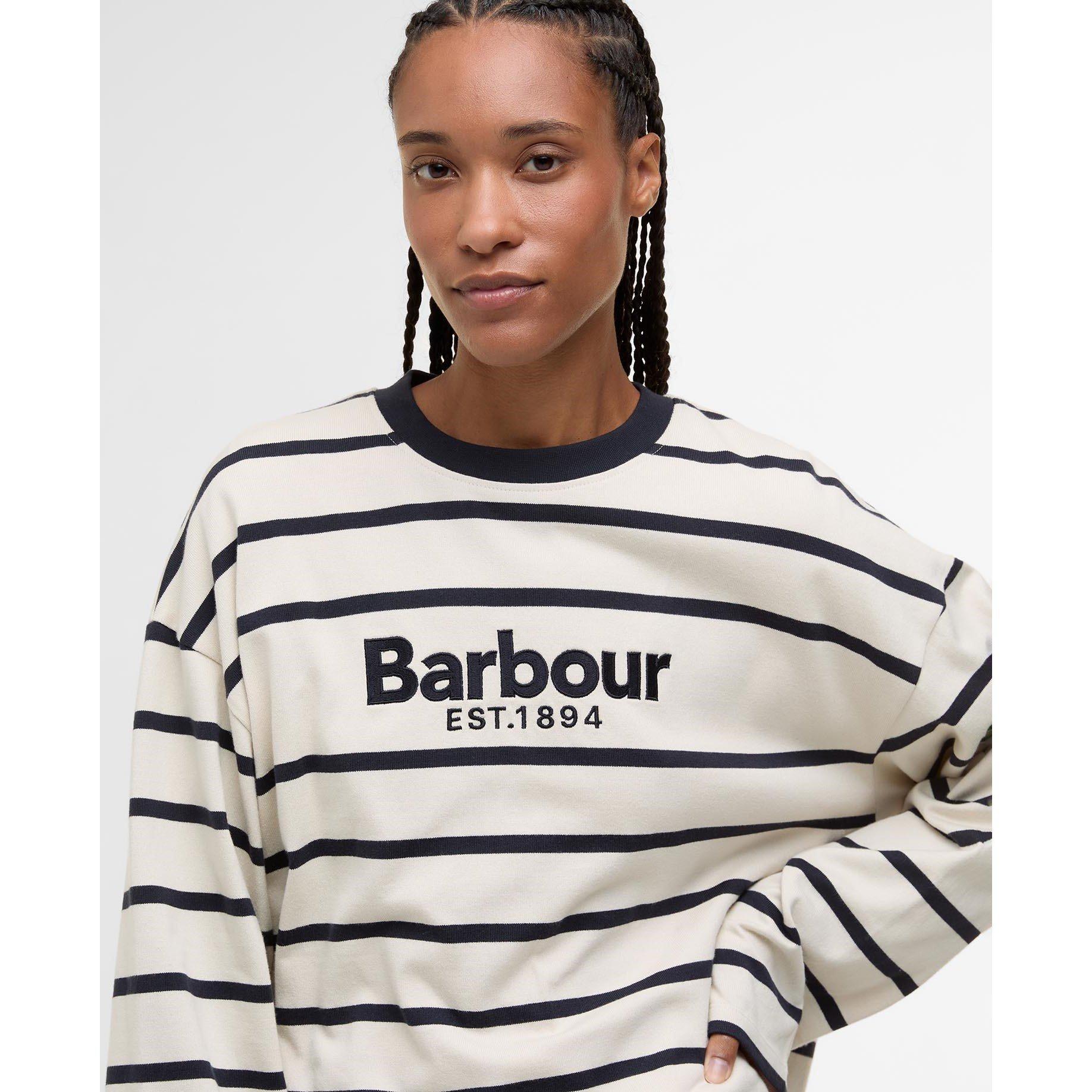Ecru/Nvy Stripe - Barbour - Womens Maeve Top - 4