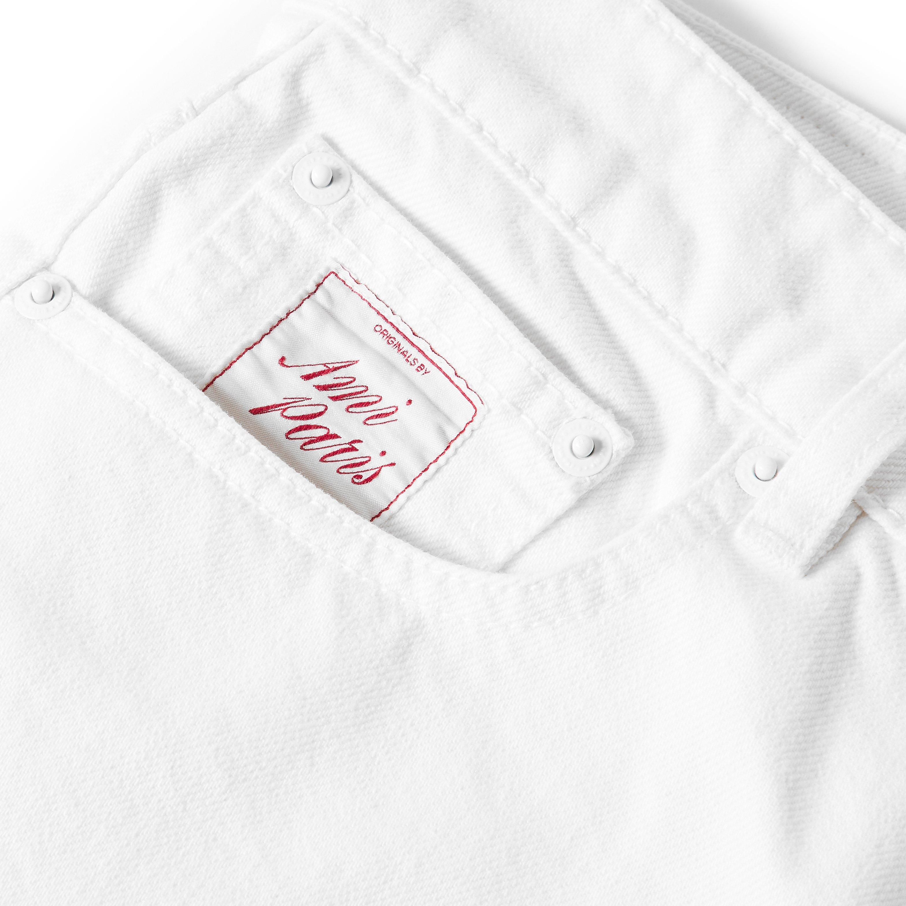 Blanc - Ami Paris - Ami Denm Shorts Ld61 - 5