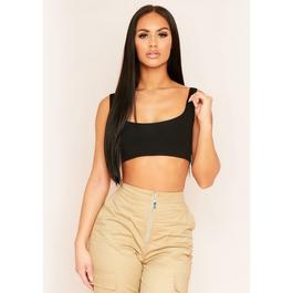 Missy Empire Basic Cropped Vest