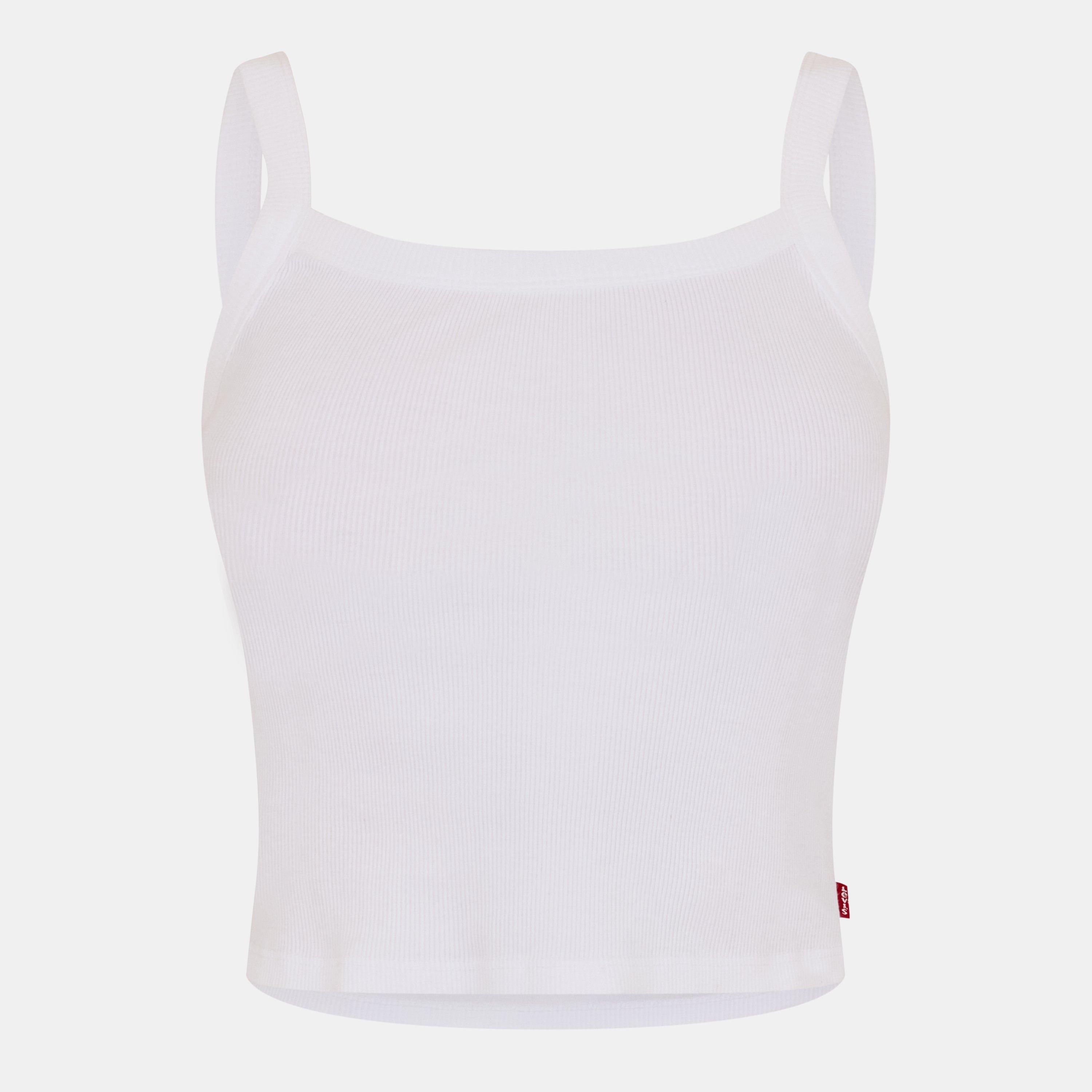 Levis Women's Essential Sporty Tank Vest White - 14 (L)