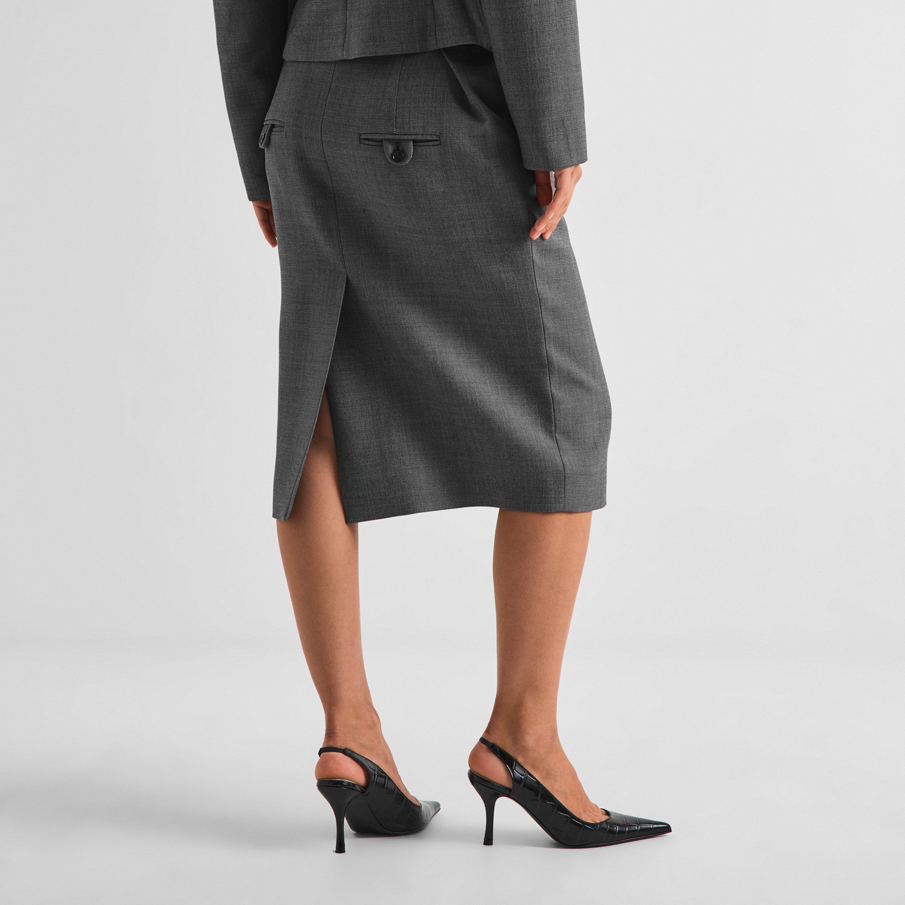 Grey - Magda Butrym - Magda Skirt 11 Ld63 - 4