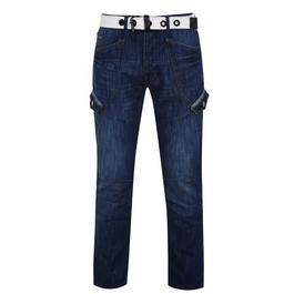 Airwalk Airwalk Belted Cargo Jeans Mens