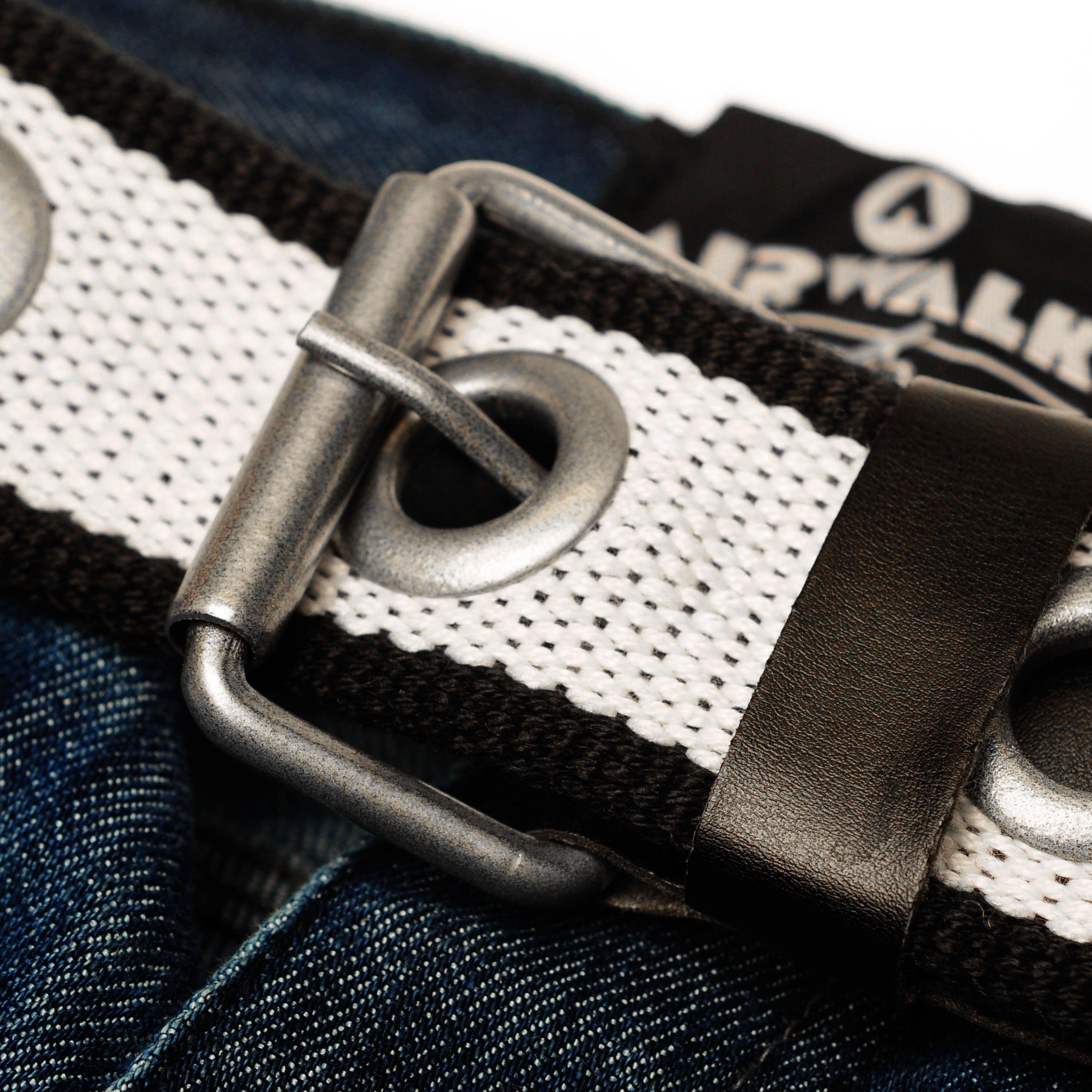 Mid Wash - Airwalk - Belted Cargo Jeans Mens - 6