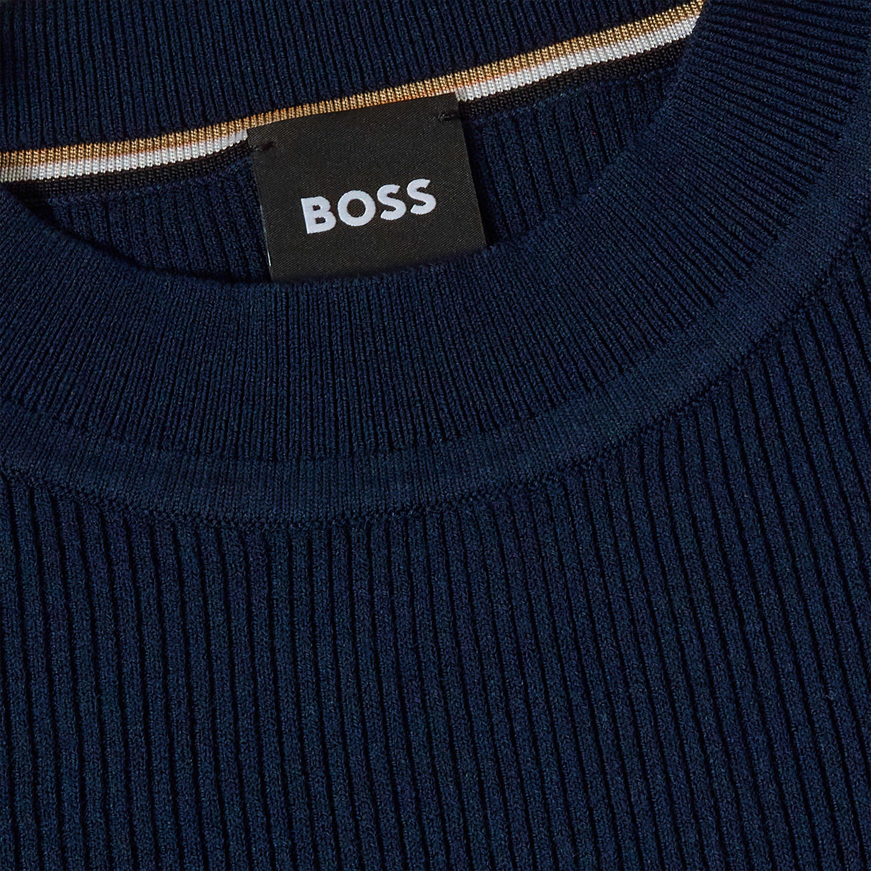Dark Blue - Boss - Women's Feskiera Long Sleeve T-Shirt - 3