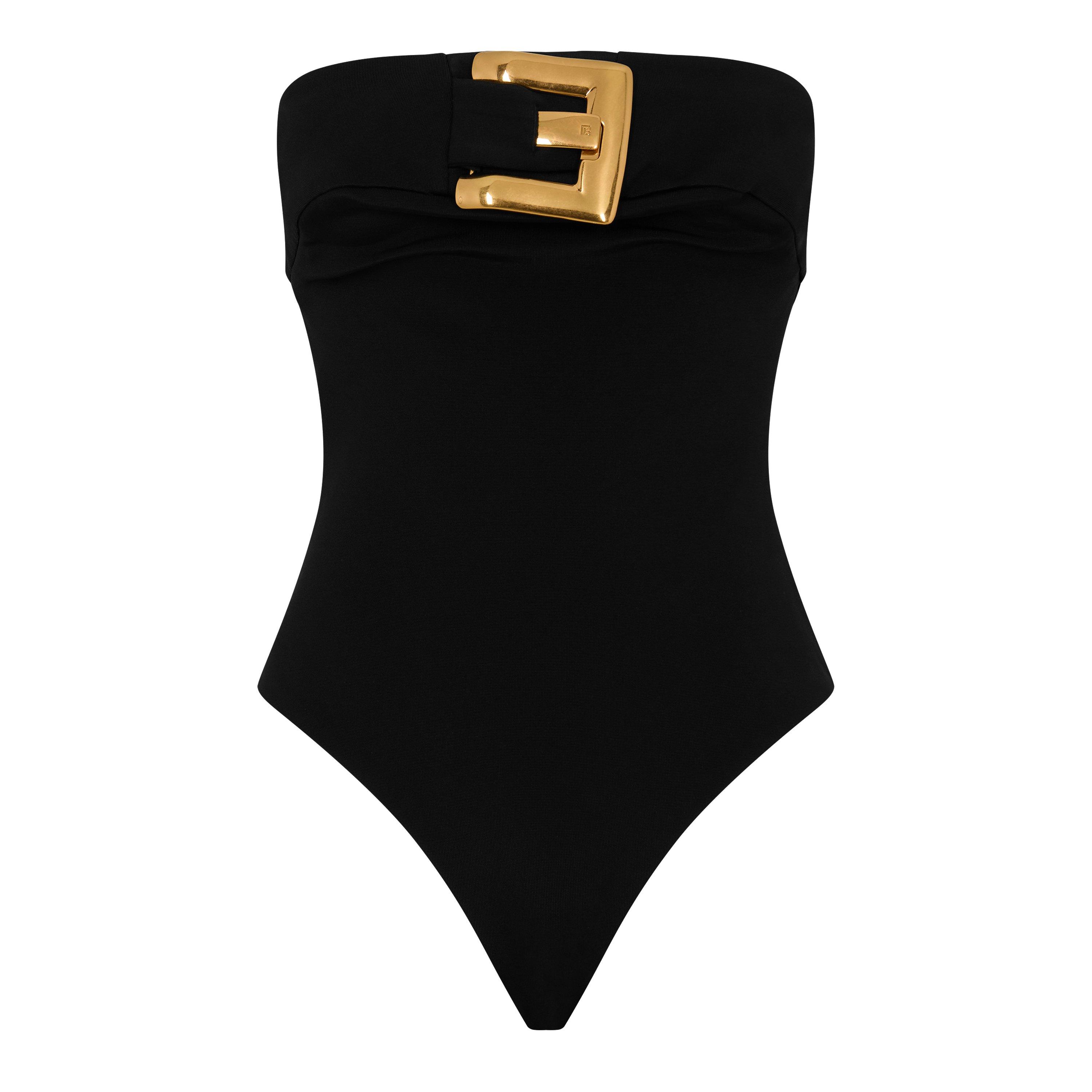 Black - Balmain - Balmain Buckle Top Ld54 - 1