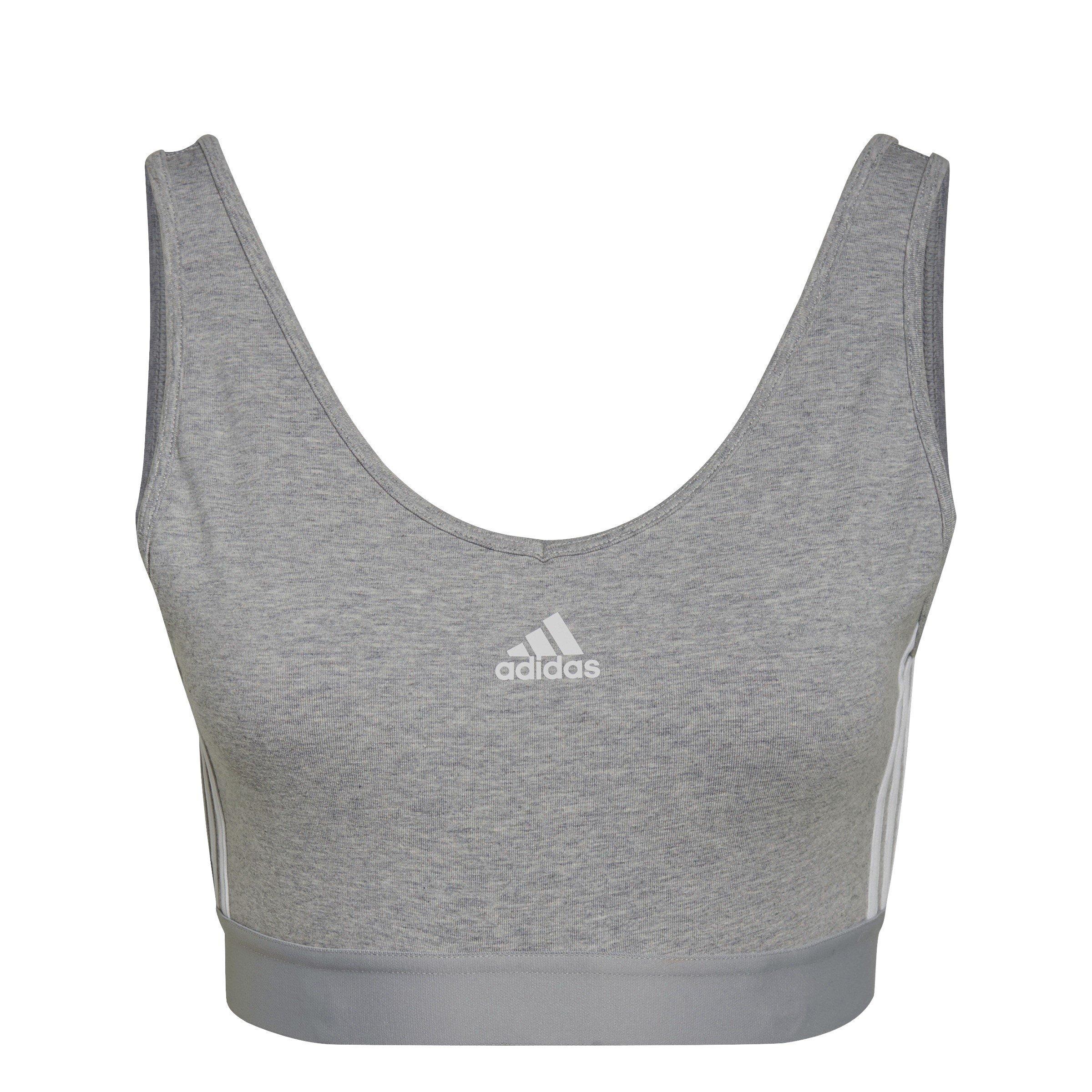 Essentials 3-Stripes Crop Top With Removable Pads