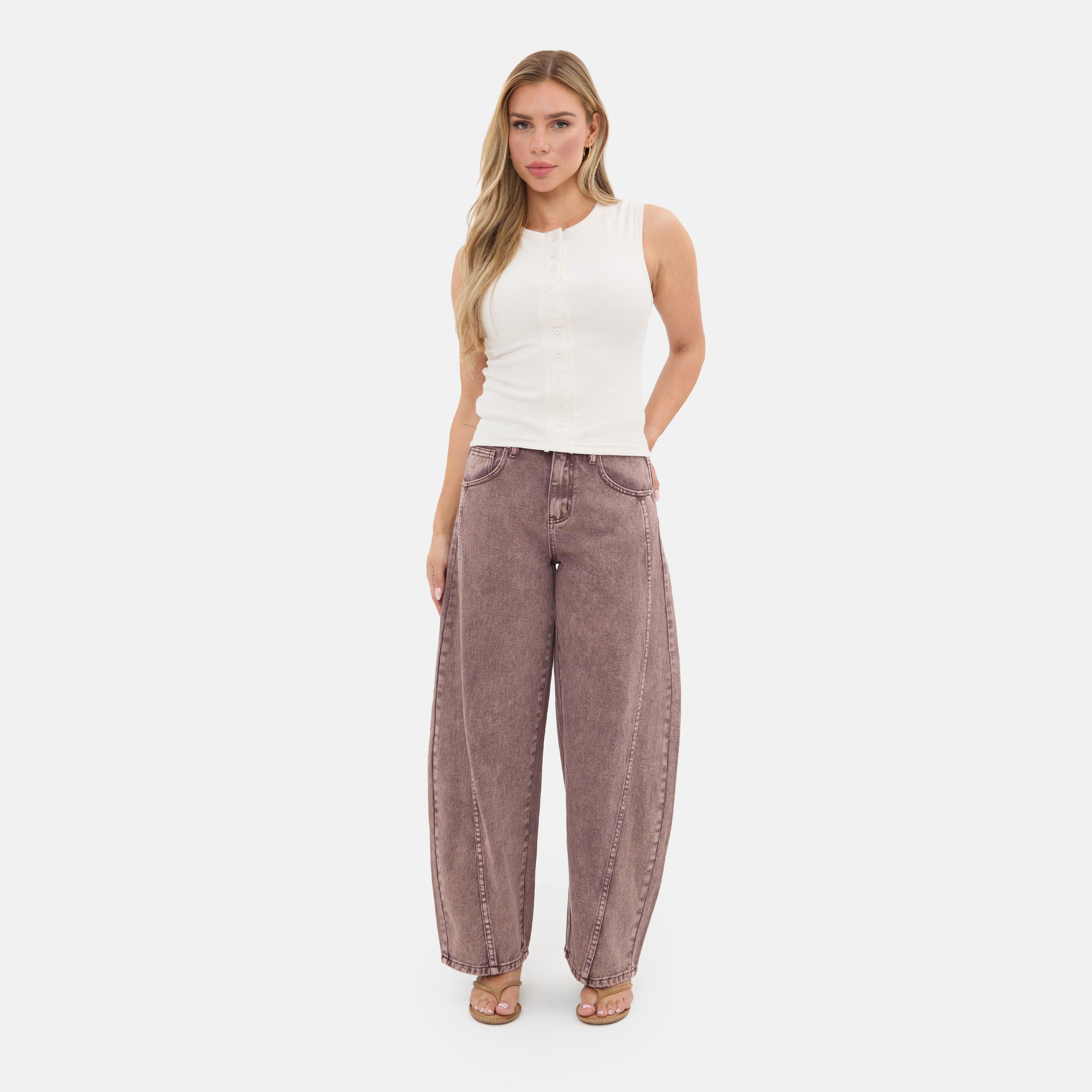 Cremefarben - I Saw It First - Ribbed Button Front Long Sleeved Top - 4