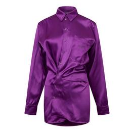 Off White Women's Duchesse Twist-Front Design Shirt