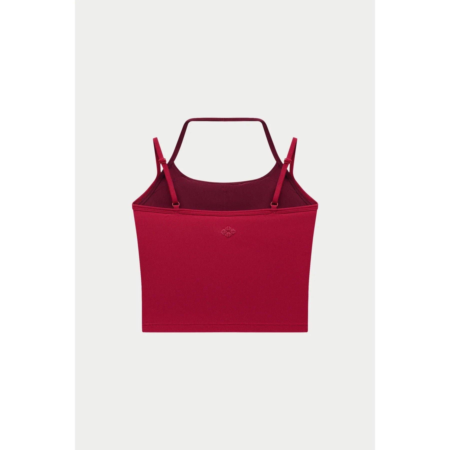 Cherry - The Couture Club - Women's Double Bra Strappy Crop Top - 2