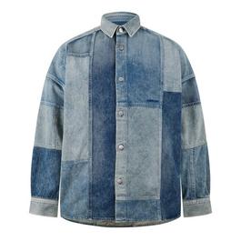 Ambush Patchwork Denim Shirt