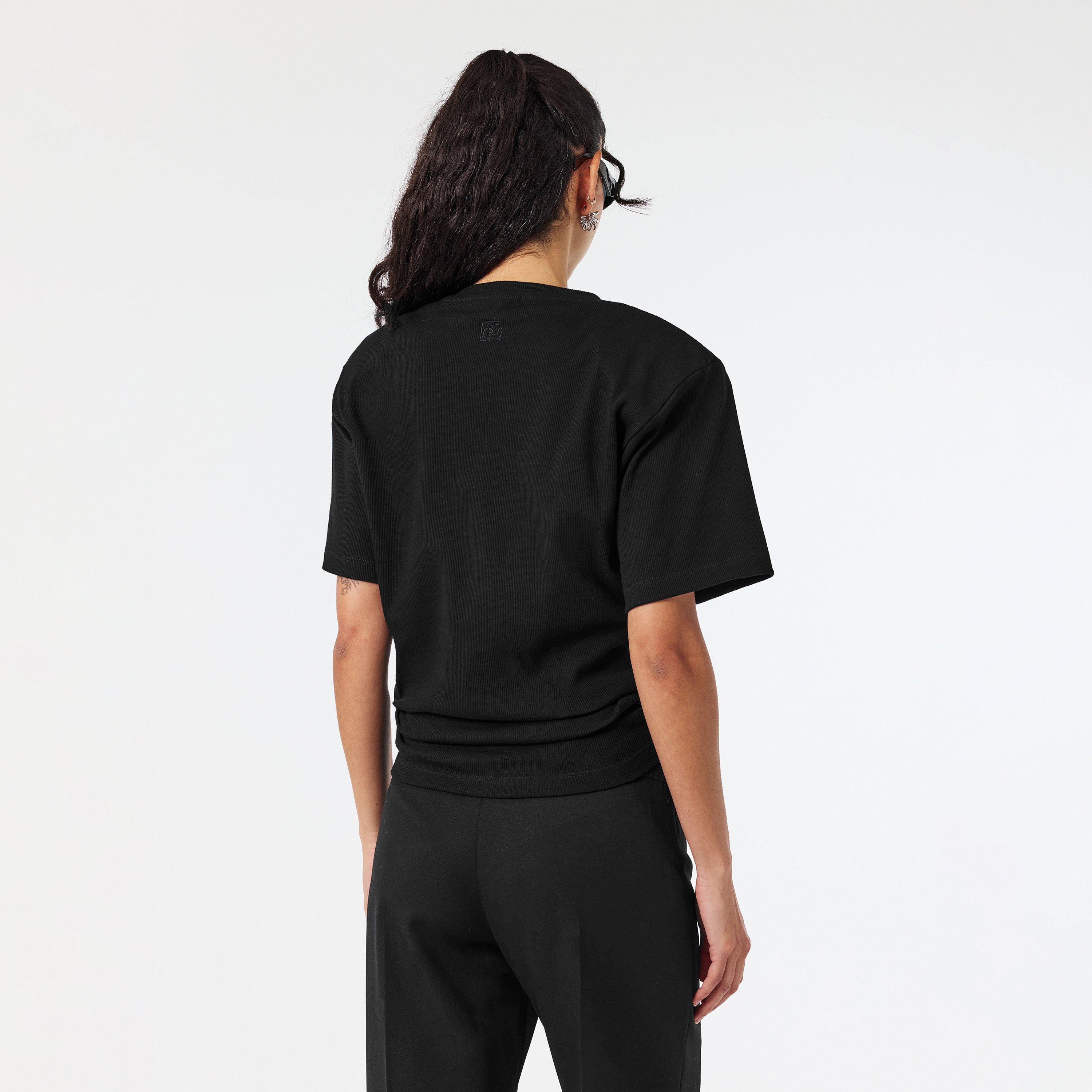 Black - Magda Butrym - Magda Knot Tee 01  Ld05 - 4